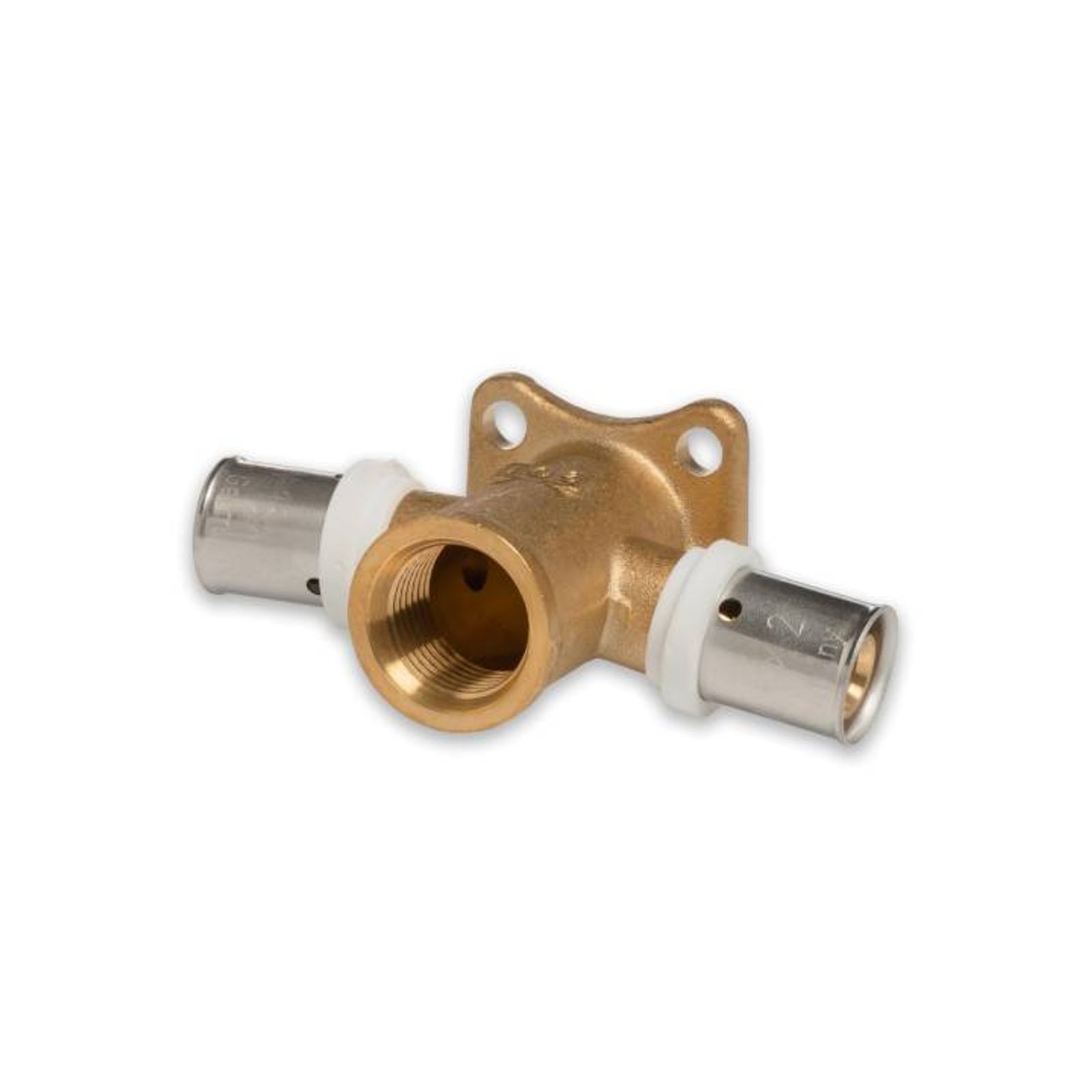 Selfio-Press Aluverbund Pressfitting Wandwinkel Serie 20 x 2 - 1/2" - 20 x 2 TH + U Kontur DVGW