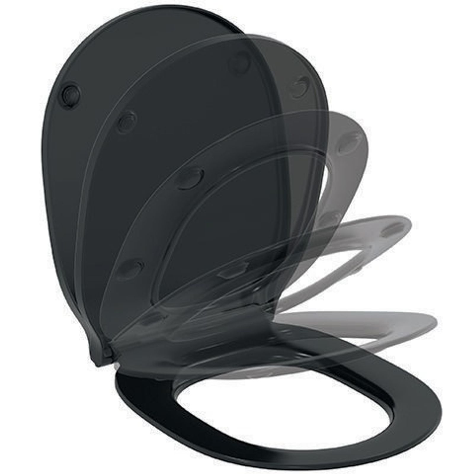 Ideal Standard WC-Sitz Connect Air Wrapo Softclosing Schwarz