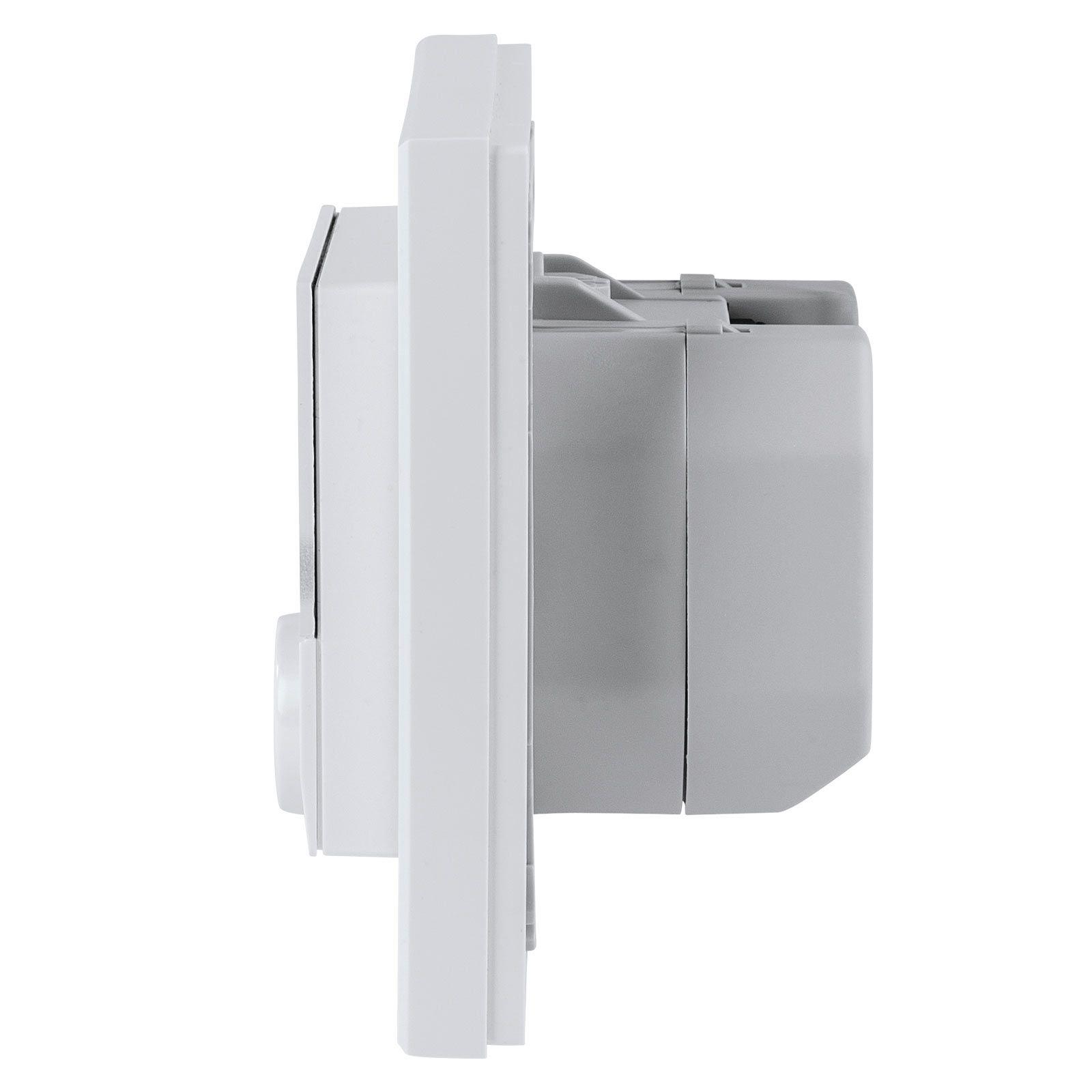Homematic IP Smart Home Wandthermostat mit Schaltausgang HmIP-BWTH - für Markenschalter, 230 V