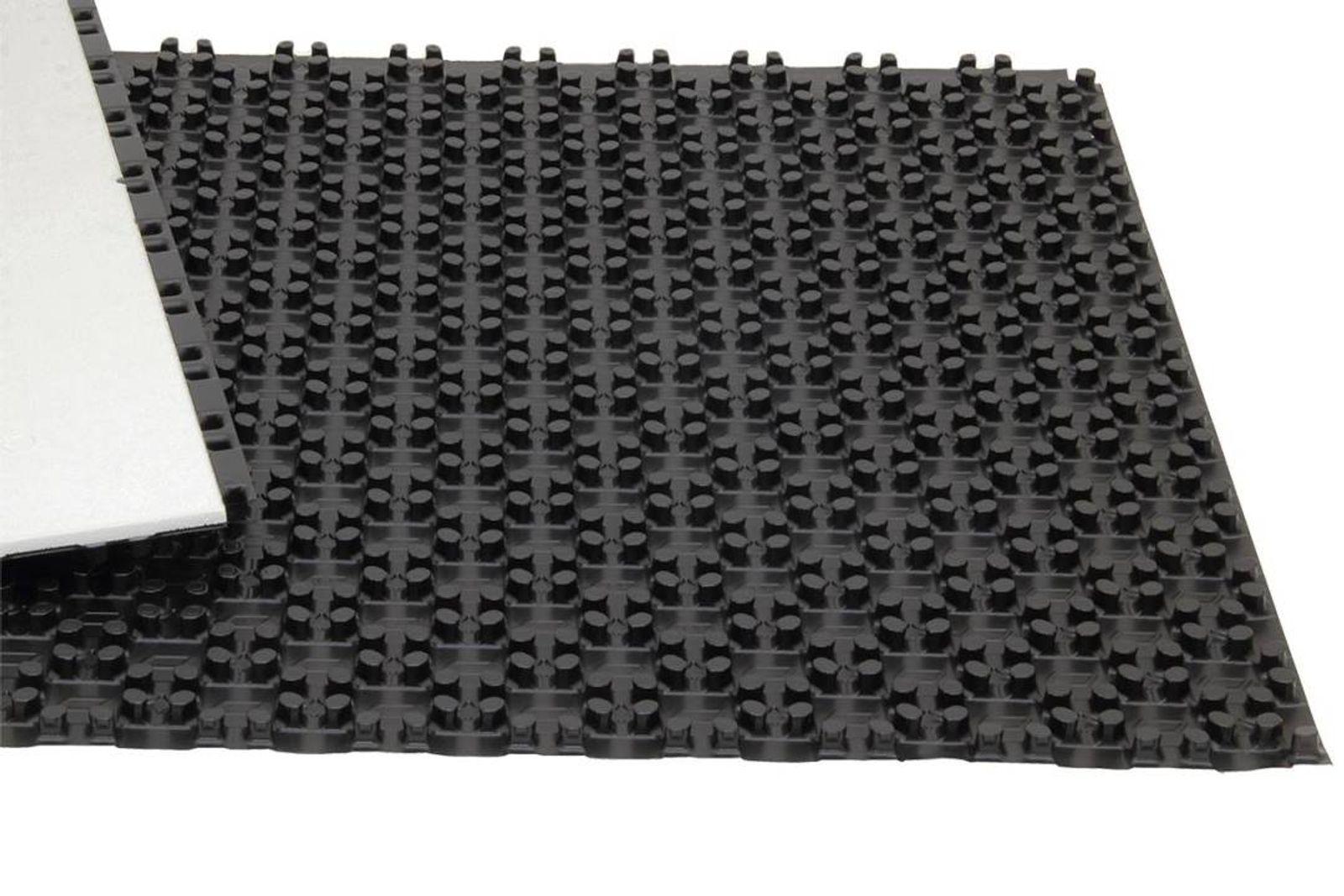 90 m² Set Noppensystem 30 mm WLG 040 16x2 PE-RT Rohr Raster 10 cm 9 Heizkreise Regler 230 V + Zubehör