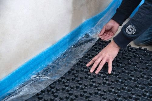 Folie wird angebracht