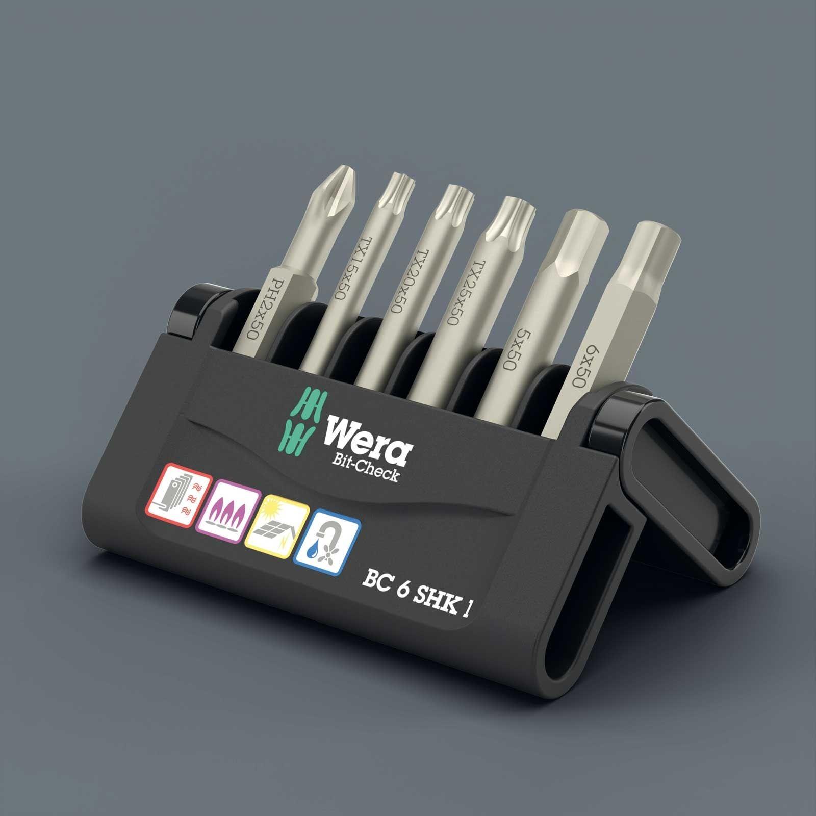 Wera Bit-Check 6 SHK 1 SB, 6?teilig