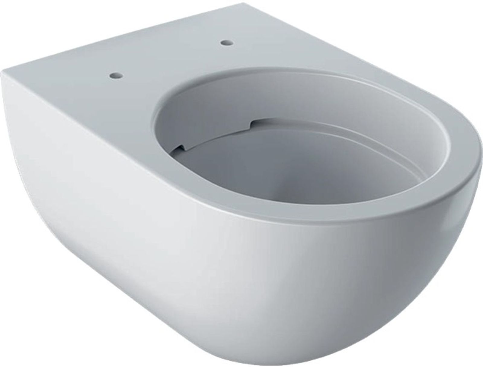 Geberit Acanto Wand-WC Tiefspüler geschlossene Form Rimfree, weiß KeraTect