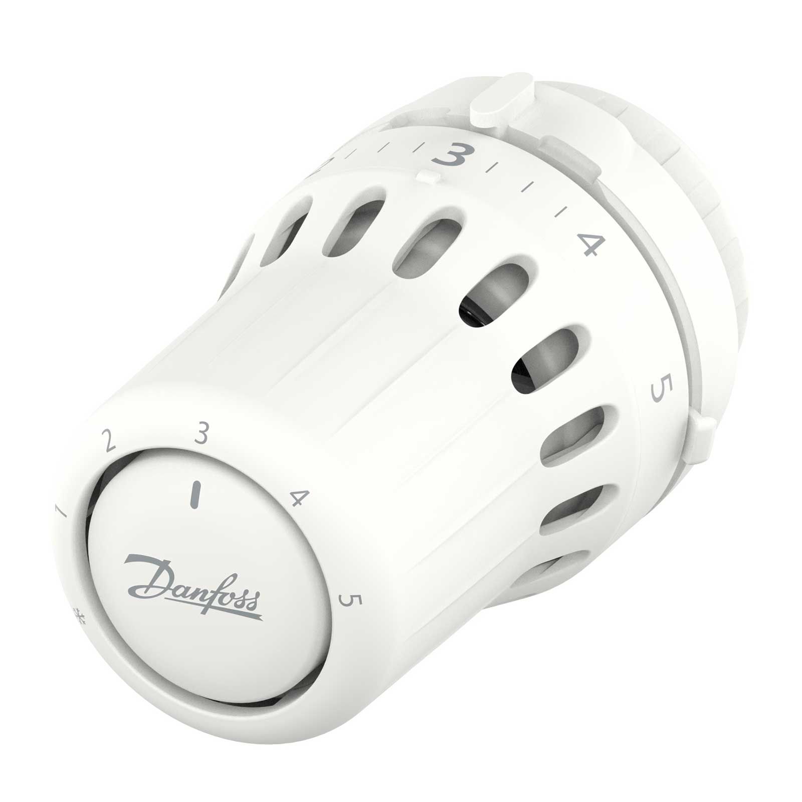 Danfoss Thermostatkopf React M30x1,5 flüssigkeitgefüllt, eingebauter Fühler, Frostschutz, weiß