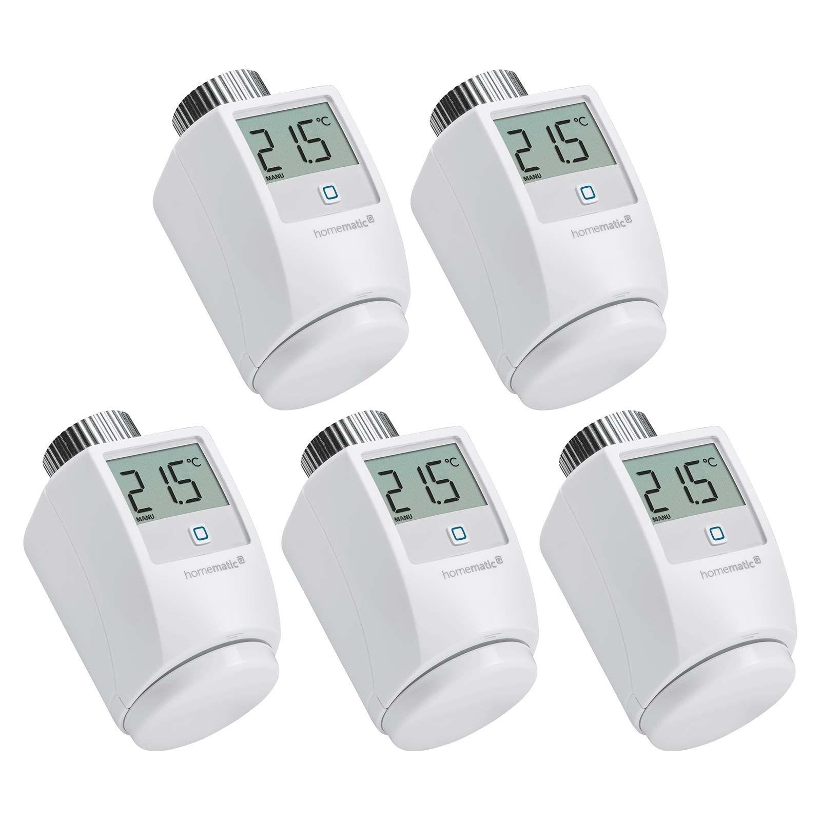 Homematic IP Smart Home 5er Set Heizkörperthermostat HmIP-eTRV-2