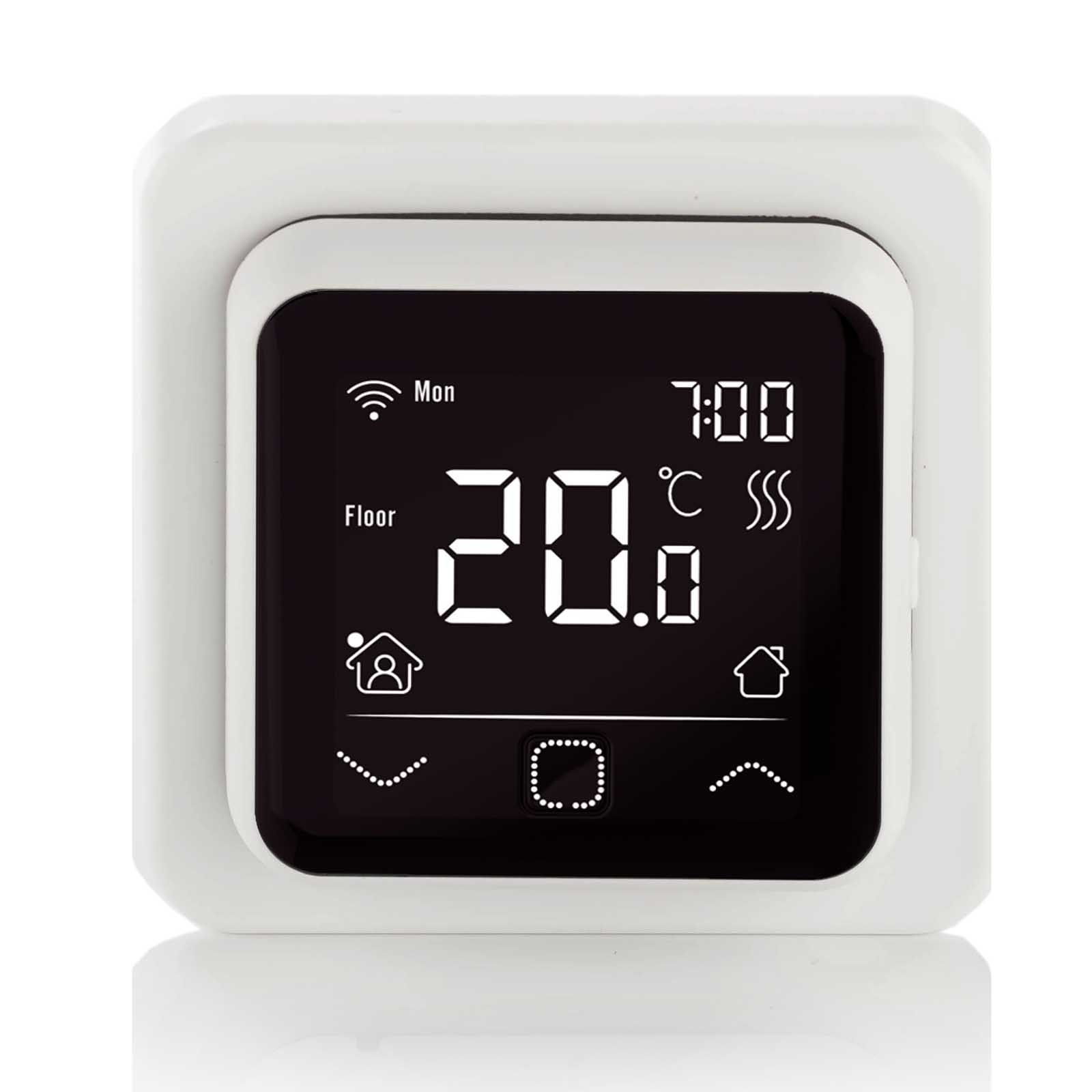 WiFi Raumthermostat C16 weiß für elektrische Fußbodenheizung / Heizmatte