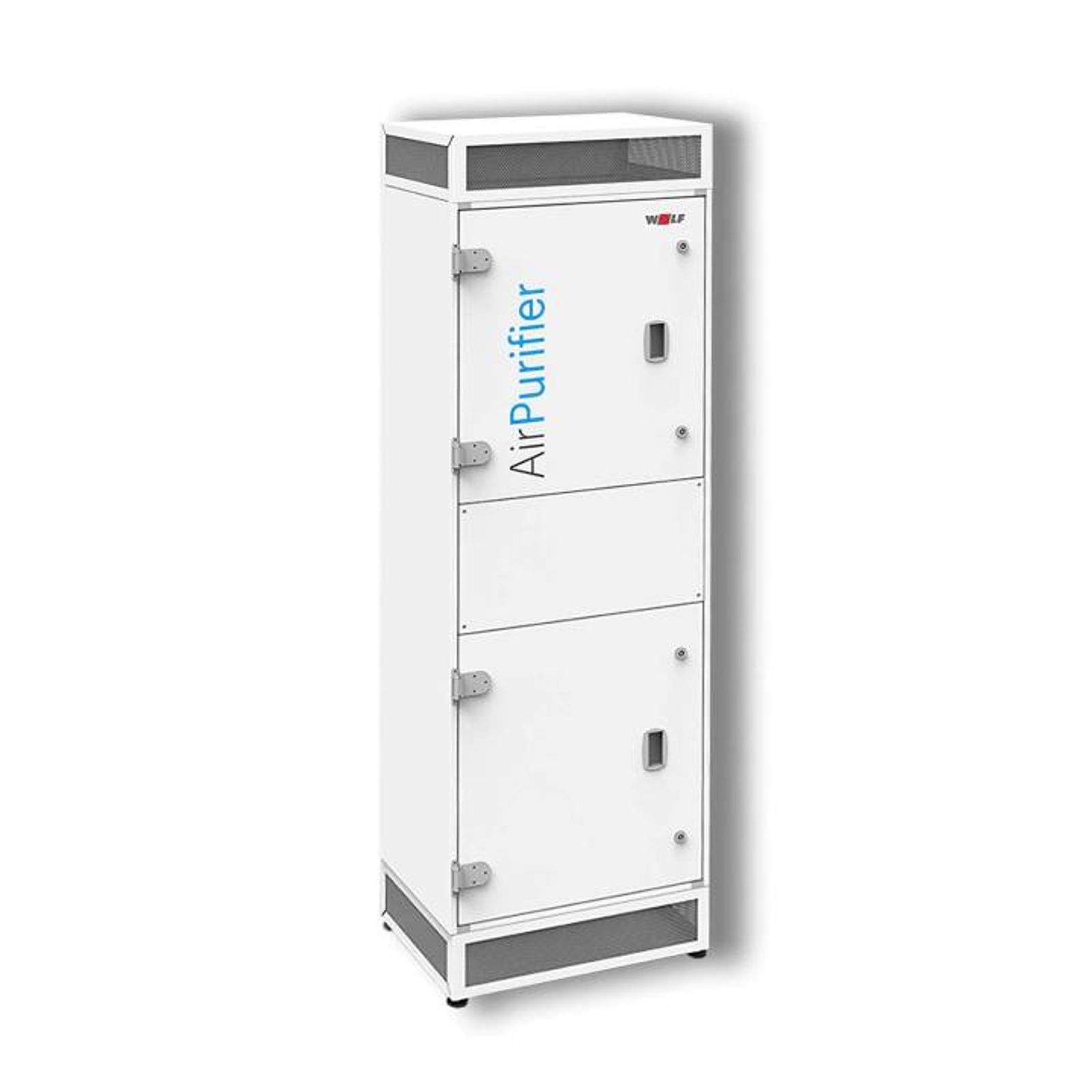 WOLF mobiler Gewerbe Luftreiniger AirPurifier mit HEPA H14 Hochleistungsfilter für Gewerbe
