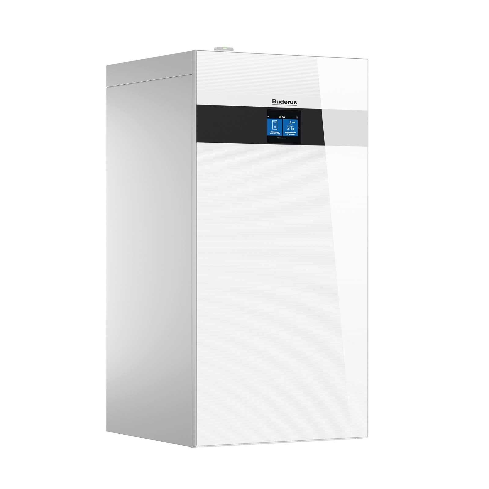 Buderus Luft-Wasser-Wärmepumpe Logaplus M WLW186i-12 AR TP70 weiss