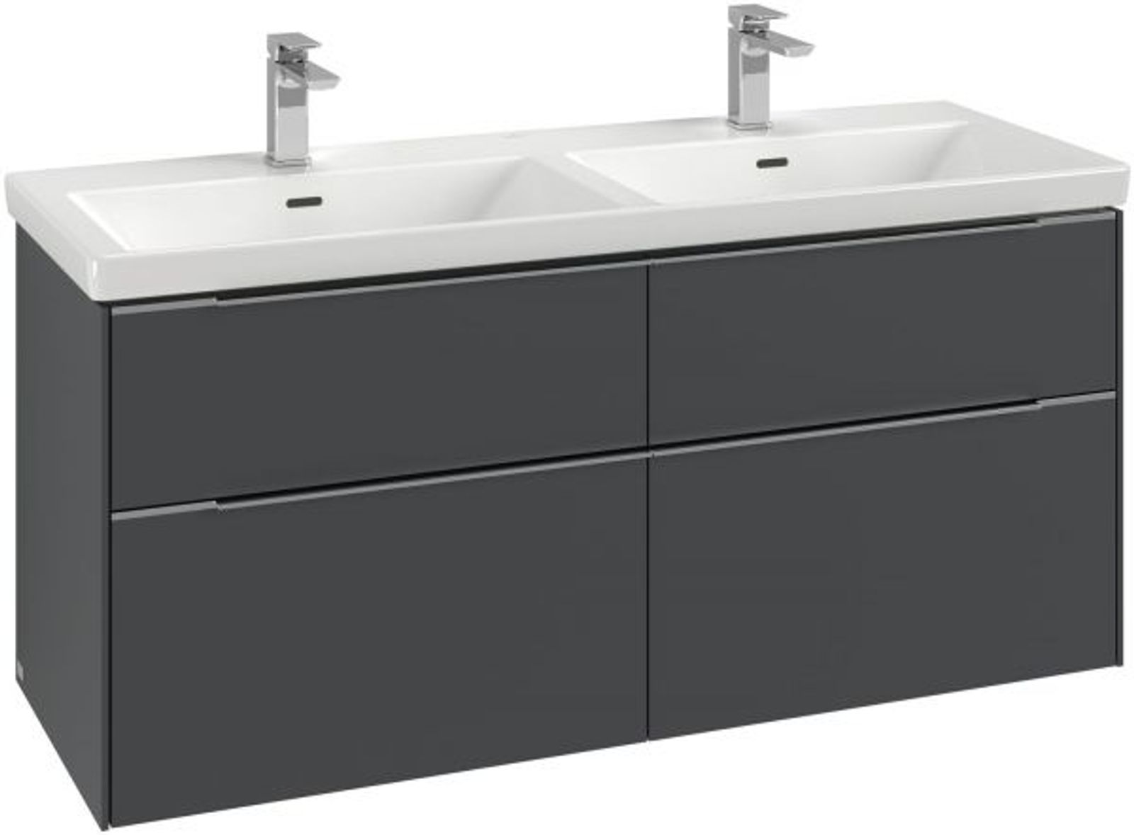 Villeroy & Boch Waschtischunterschrank Subway 3 1272x579x462mm 4 Ausz. WT m.tig Brillian