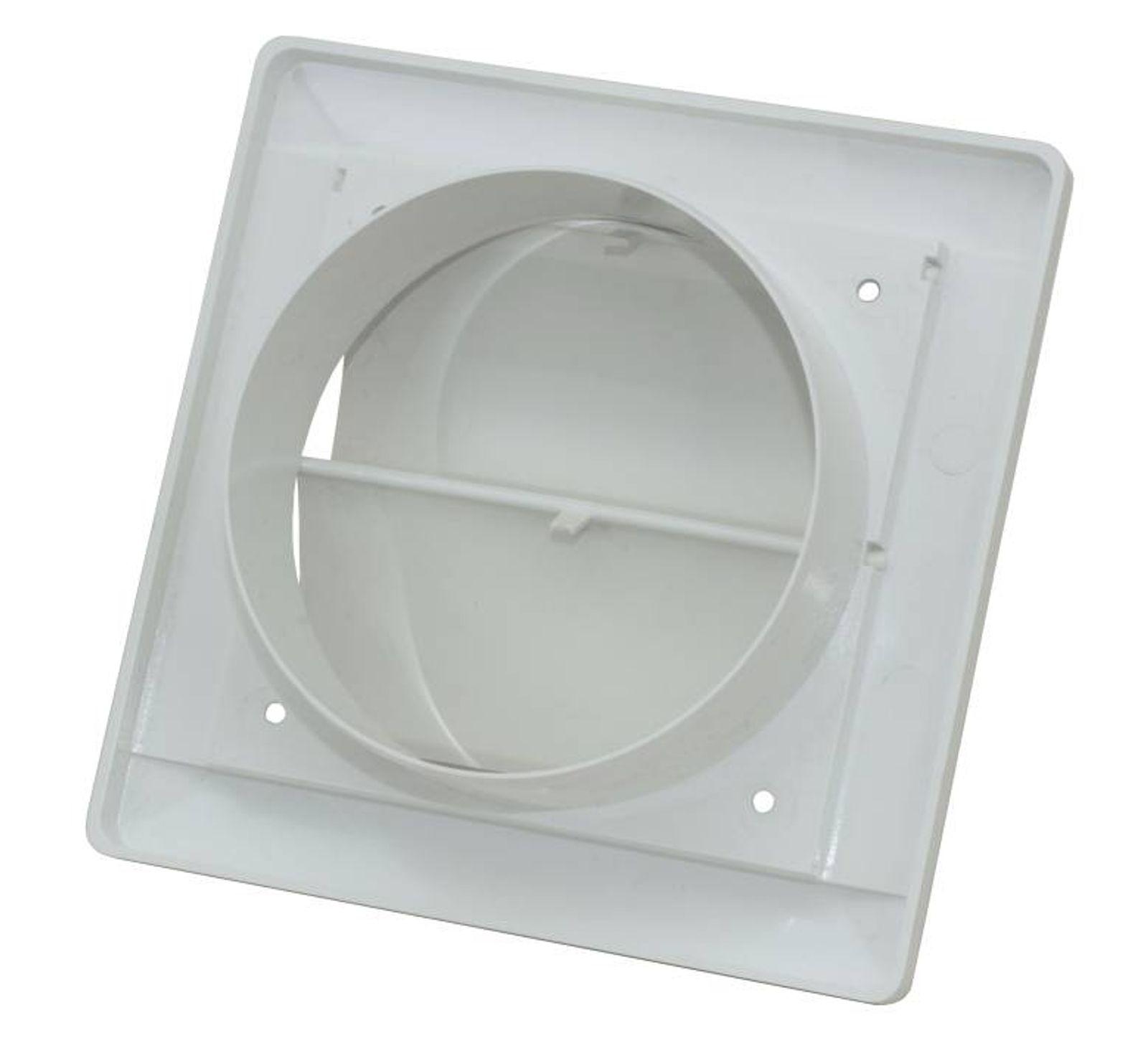 Marley selbsttätige Verschlussklappe für Lüftung außen, 140 x 140 mm
