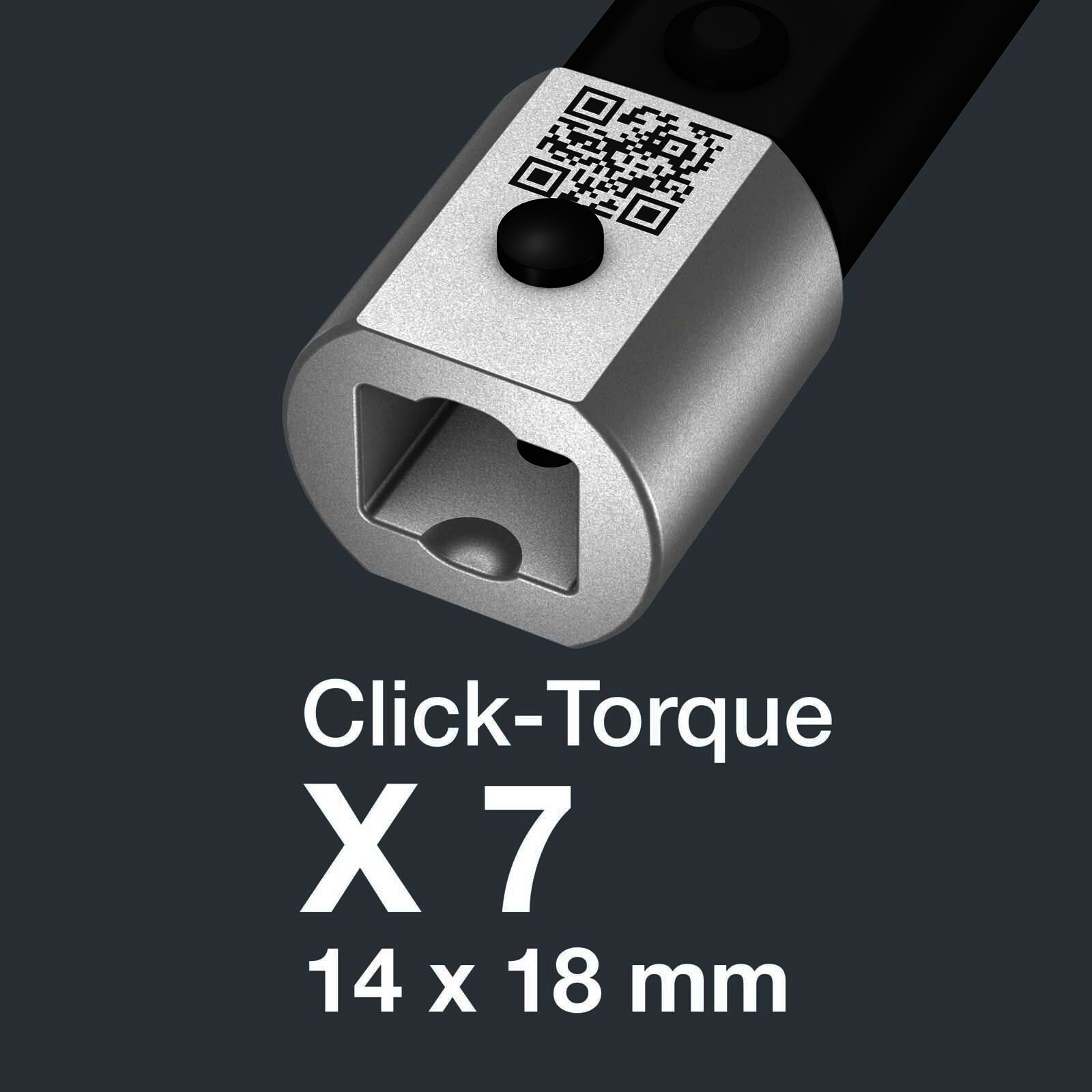 Wera Click-Torque X 7 Drehmomentschlüssel für Einsteckwerkzeuge, 10-100 Nm