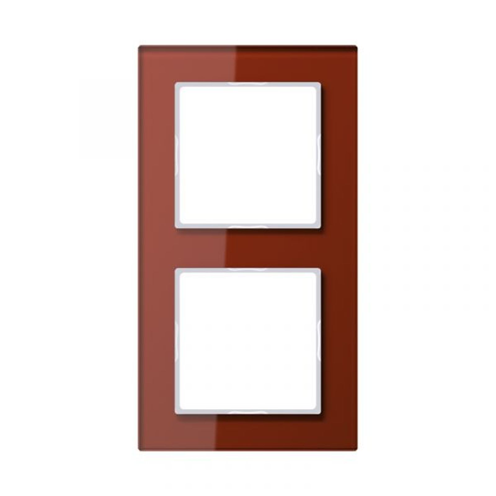 Jung Einbaurahmen 2-fach rt glänzend Glas für GEB-K A / A CREATION AC 582 GL RT