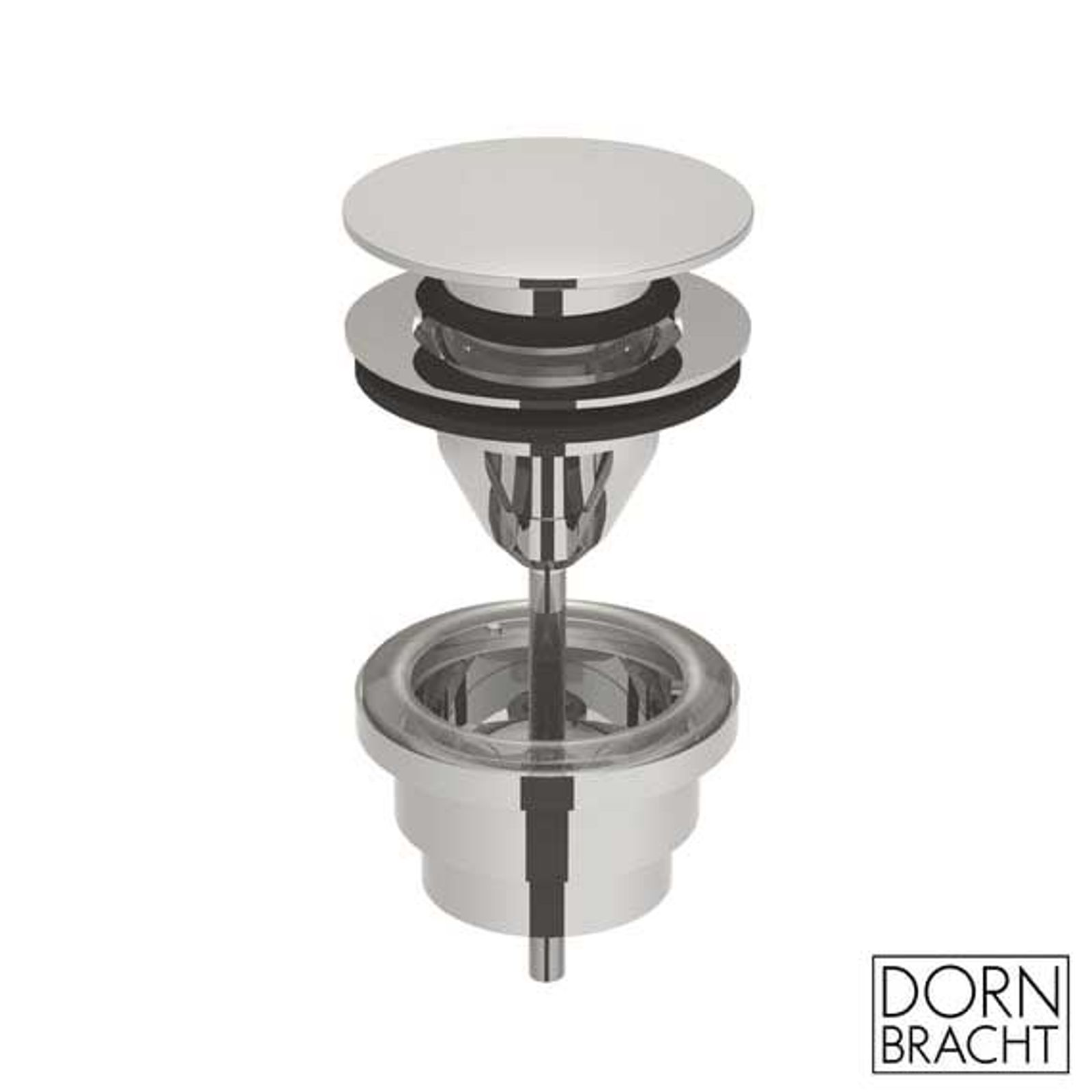 Dornbracht Ablgarn Serienneutral 10125970 1 1/4 Zoll platin matt