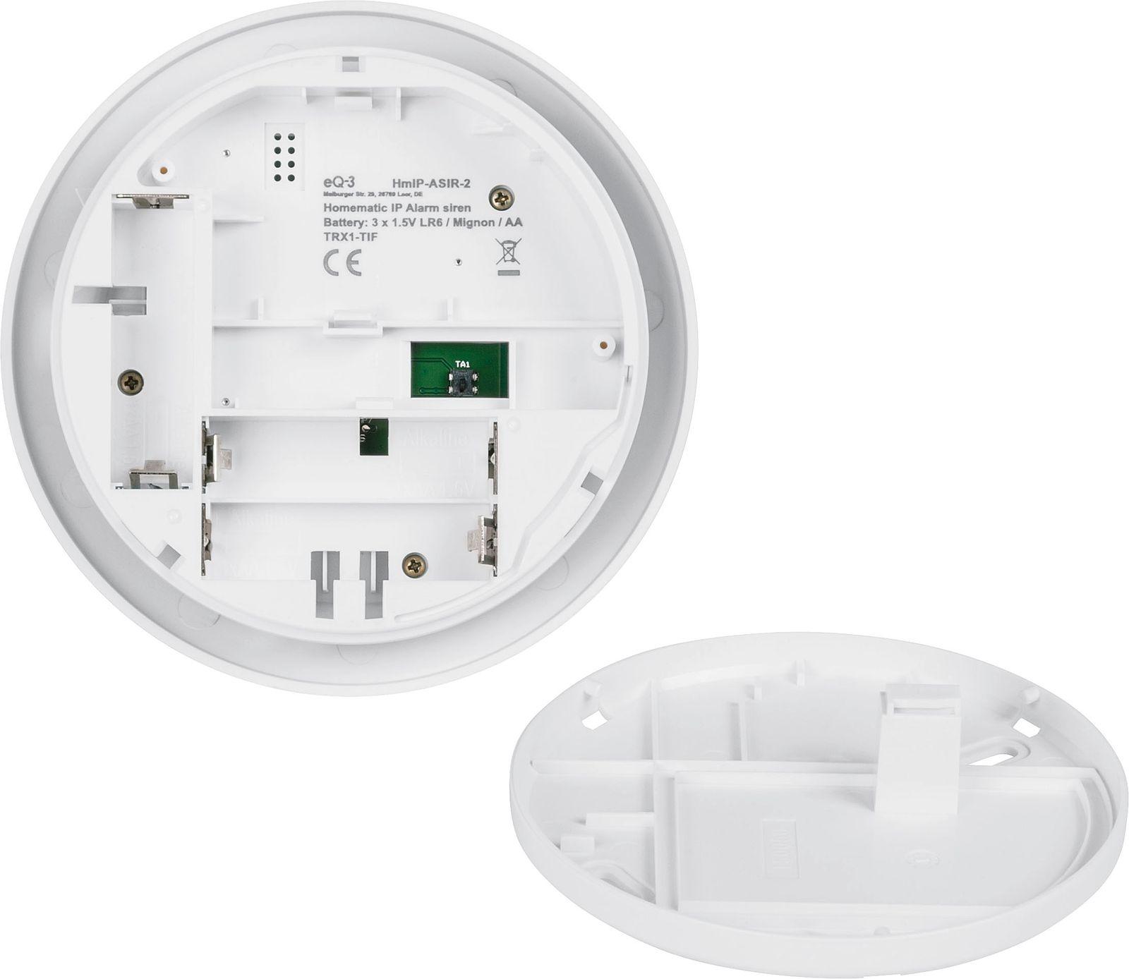 Homematic IP Smart Home Rauchmelder Set 3 Zimmer + Alarm
