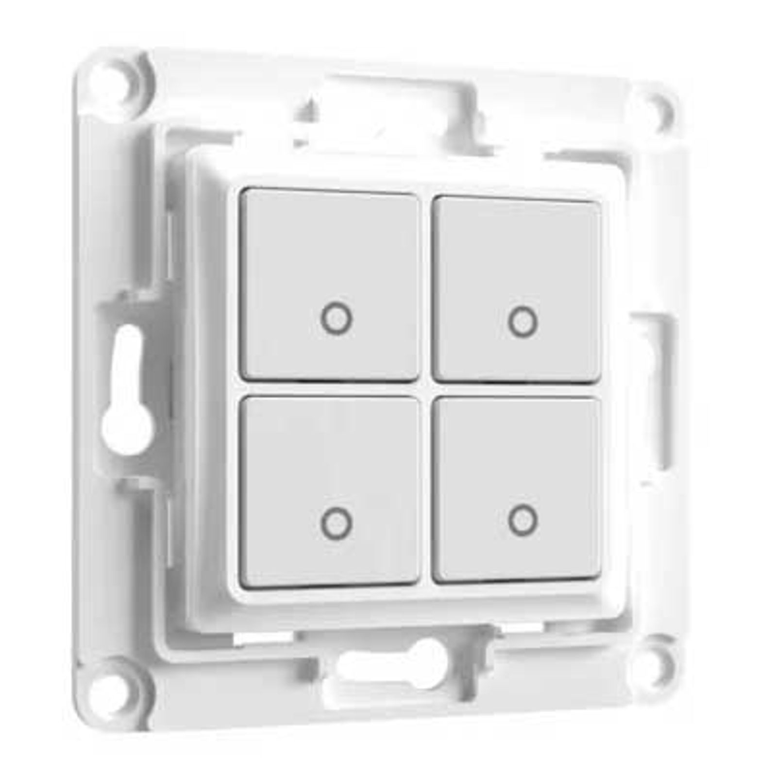 Shelly i4 Gen3 Unterputz Szenenaktivierer + Shelly Wall Switch 4 / Wandtaster 4-fach