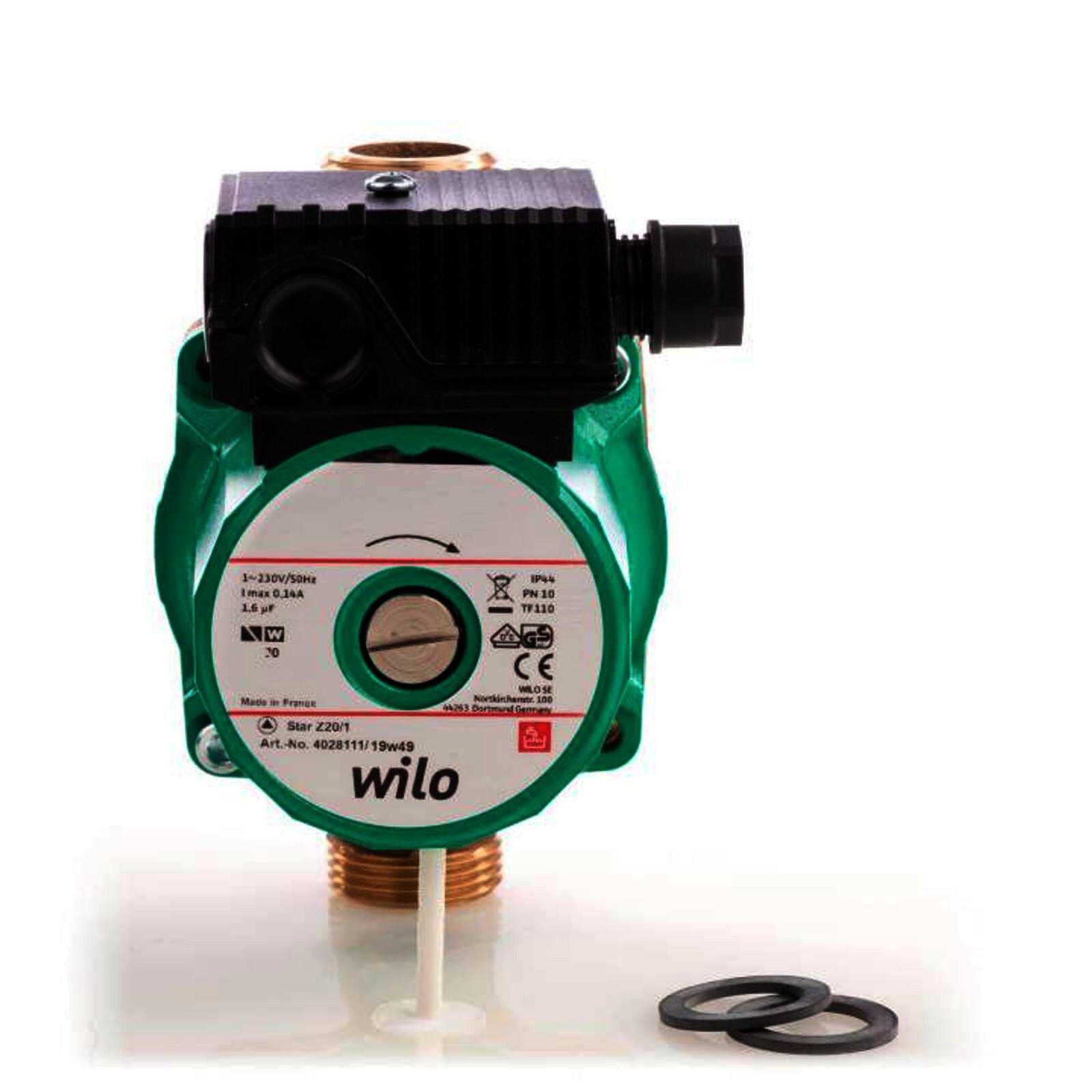 Wilo Trinkwarmwasser-Zirkulationspumpe Star-Z 20/1
