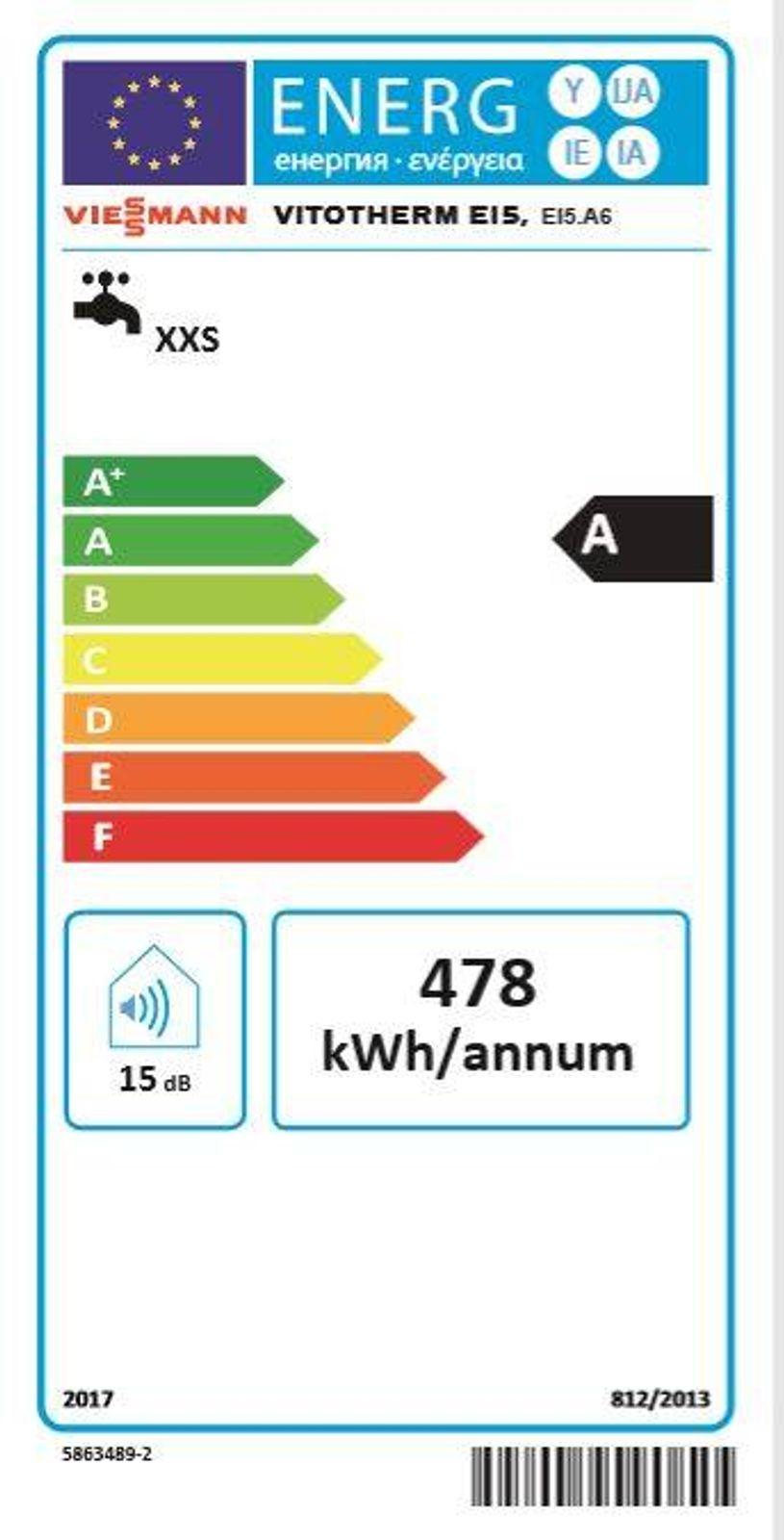 Viessmann Mini-Durchlauferhitzer Vitotherm EI5.A6 5,7 kW