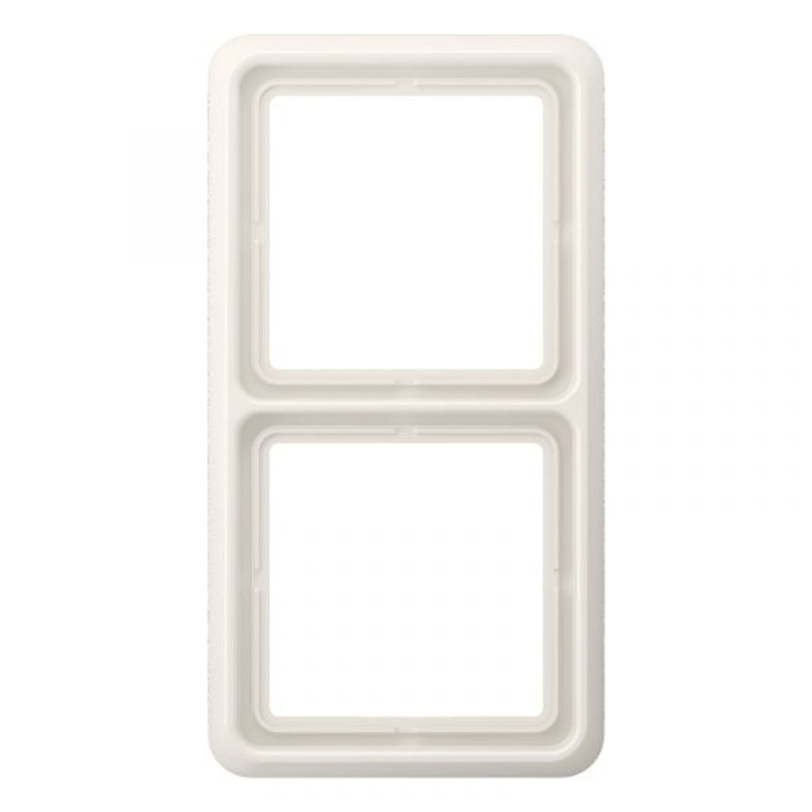 Jung Einbaurahmen 2-fach weiß glänzend Kst für GEB-K CD / CD 500 CD 582 W