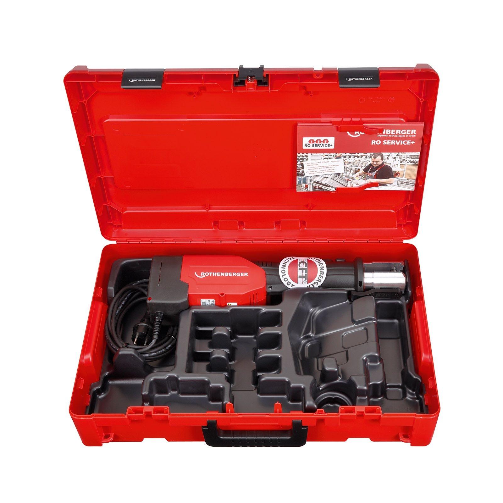 Rothenberger ROMAX 3000 AC elektrohydraulische Fitting - Pressmaschine Set Basic