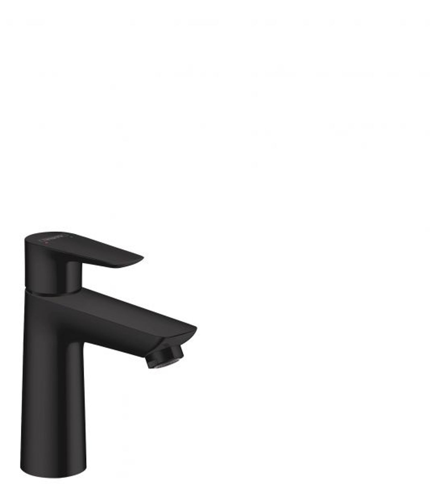 hansgrohe Waschtischmischer 110 Talis E mattschwarz ohne Ablaufgarnitur