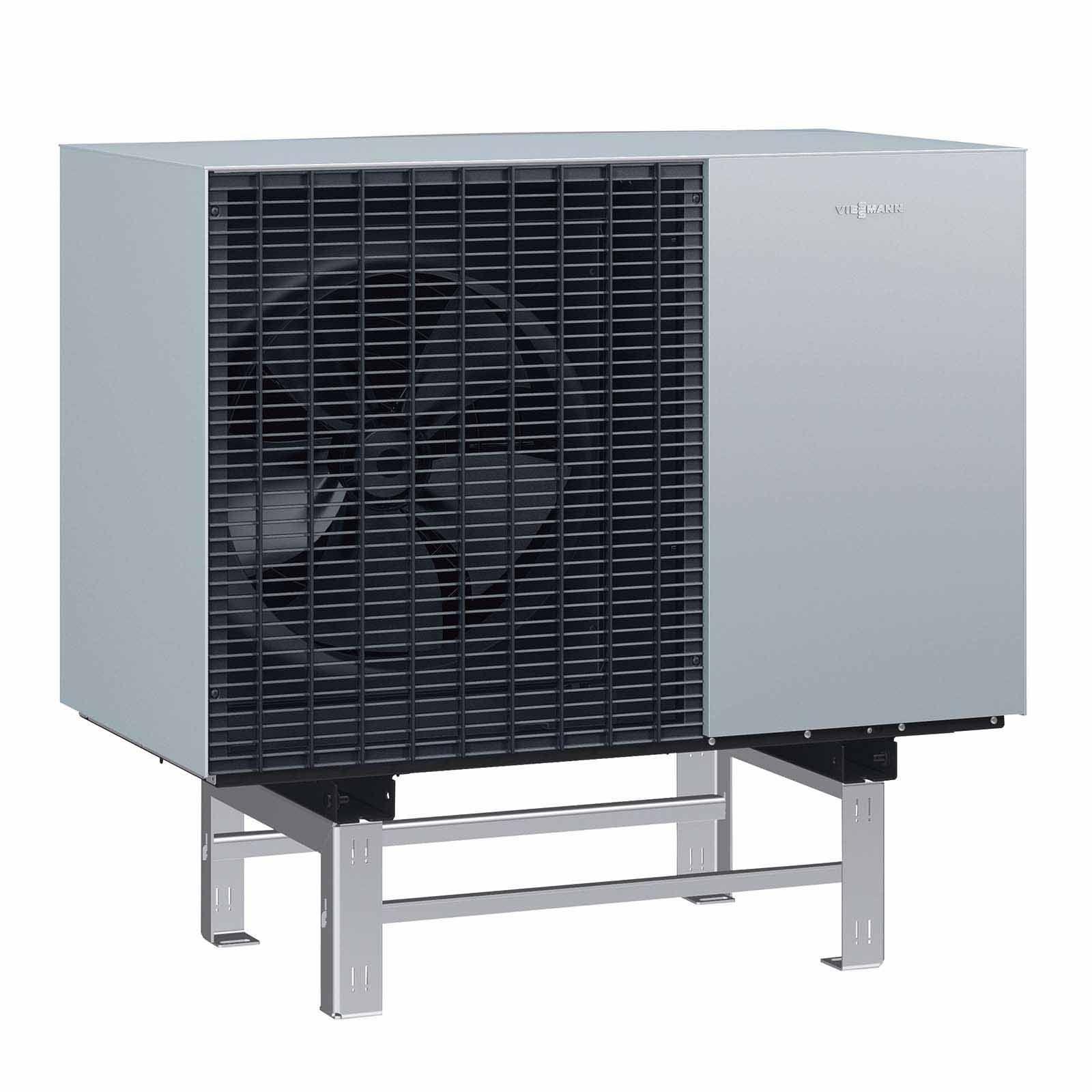 Viessmann Paket Vitocal 151-A Luft/Wasser-Wärmepumpe 6 kW AWOT-M-E-AC 151.A08 230V Monoblock mit Montagehilfe Anschluss nach oben