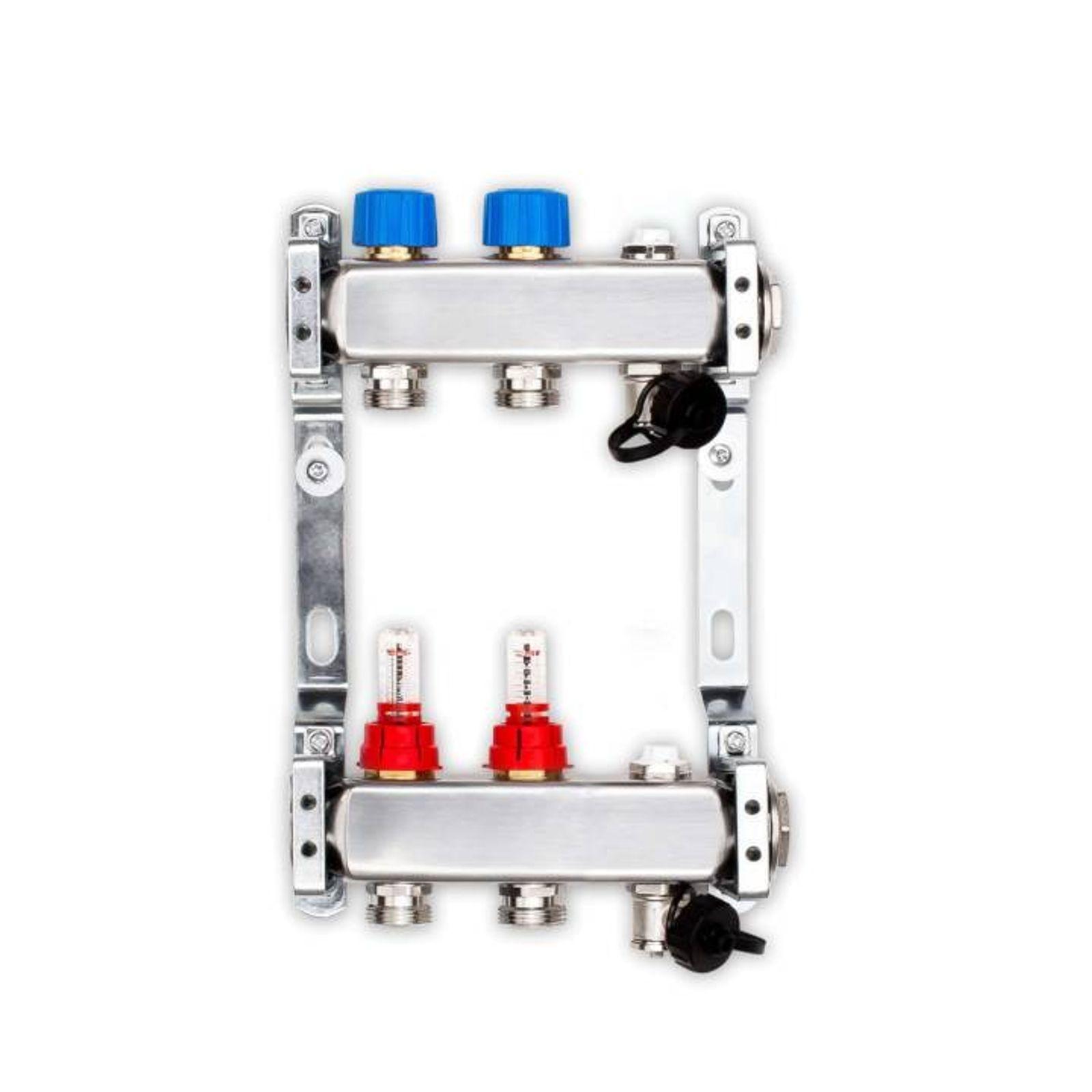 20 m² Set Tackersystem Faltplatte 35 mm WLG 045 16x2 PE-RT Rohr Raster 15 cm 2 Heizkreise LCD Regler 230 V + Zubehör