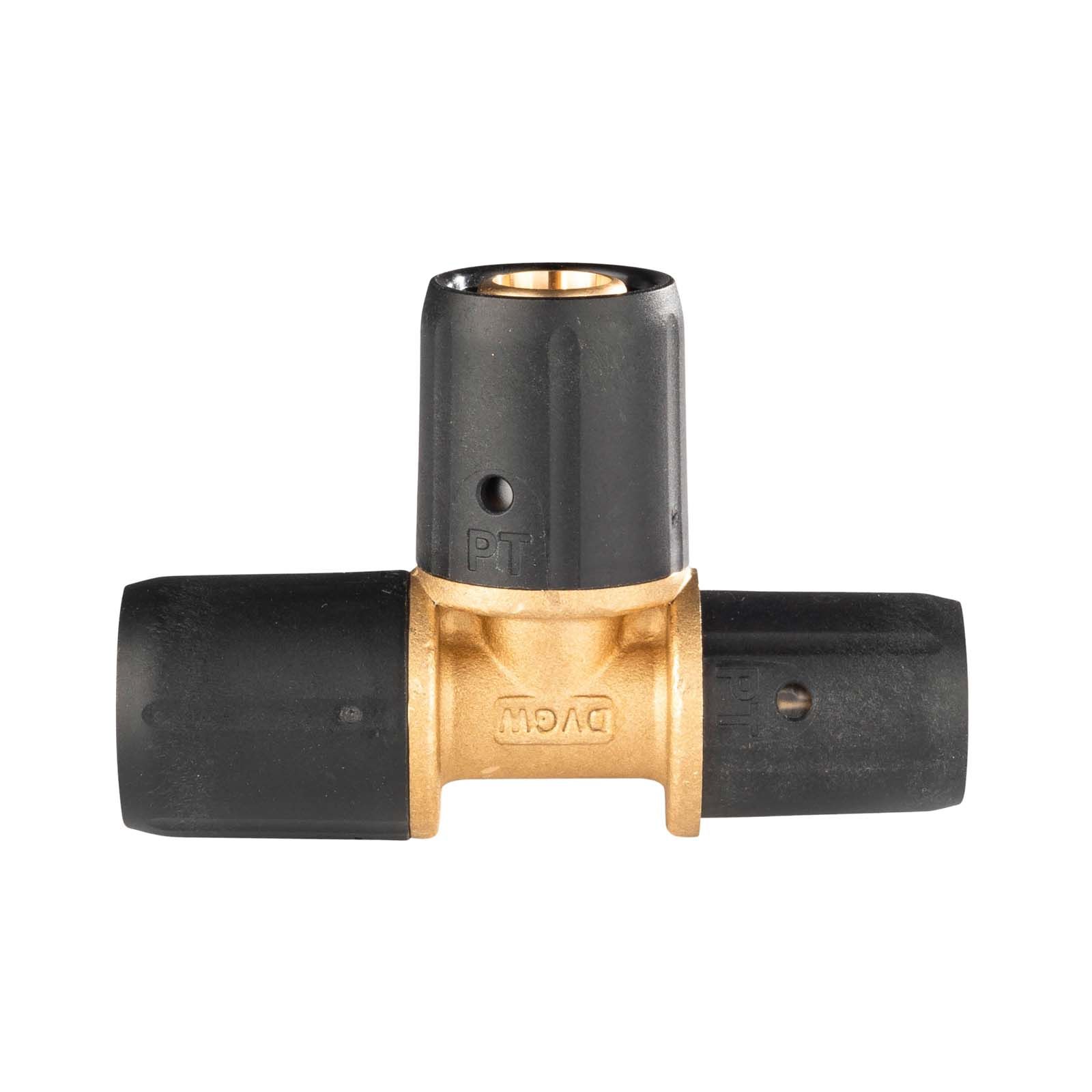 Selfio-Steck Aluverbund Steckfitting  T-Stück reduziert 20 x 2 - 20 x 2 - 16 x 2 mm DVGW