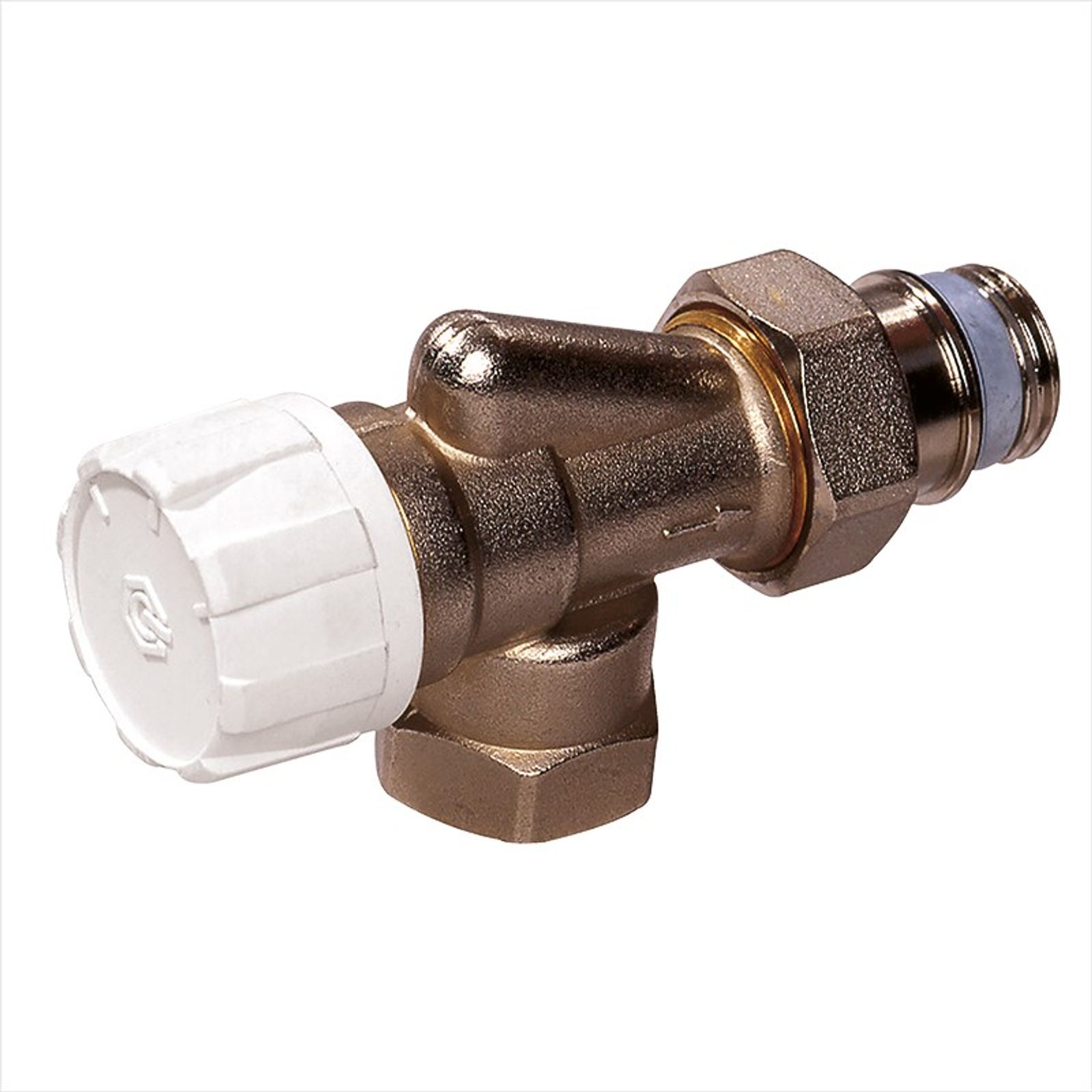 Meibes Thermostatventilunterteil DN 15, M30 x 1,5 Axialform mit Voreinstellung