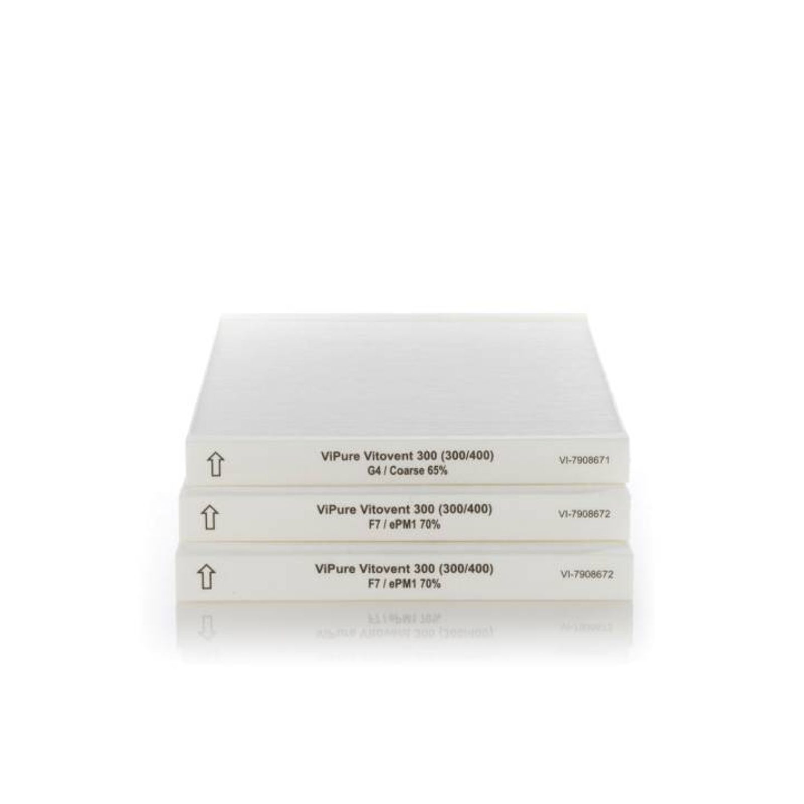 Viessmann ViPure Feinfiltersatz F7 / G4 (2 x F7, 1 x G4) für Vitovent 300
