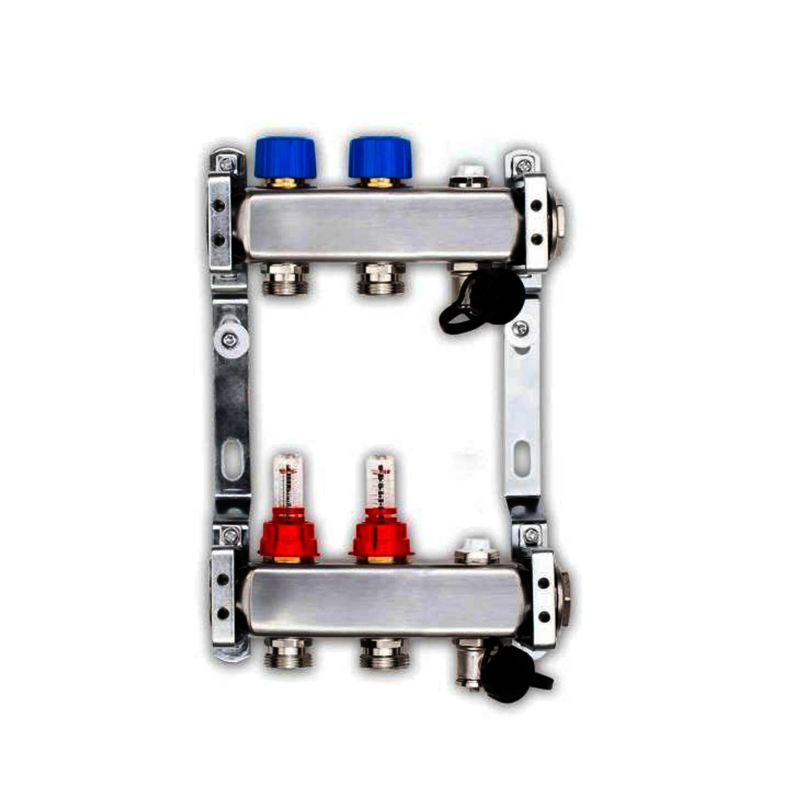 20 m² Set Tackersystem Rollbahn 25 mm WLG 045 16x2 PE-RT Rohr Raster 10 cm 2 Heizkreise Regler 230 V + Zubehör