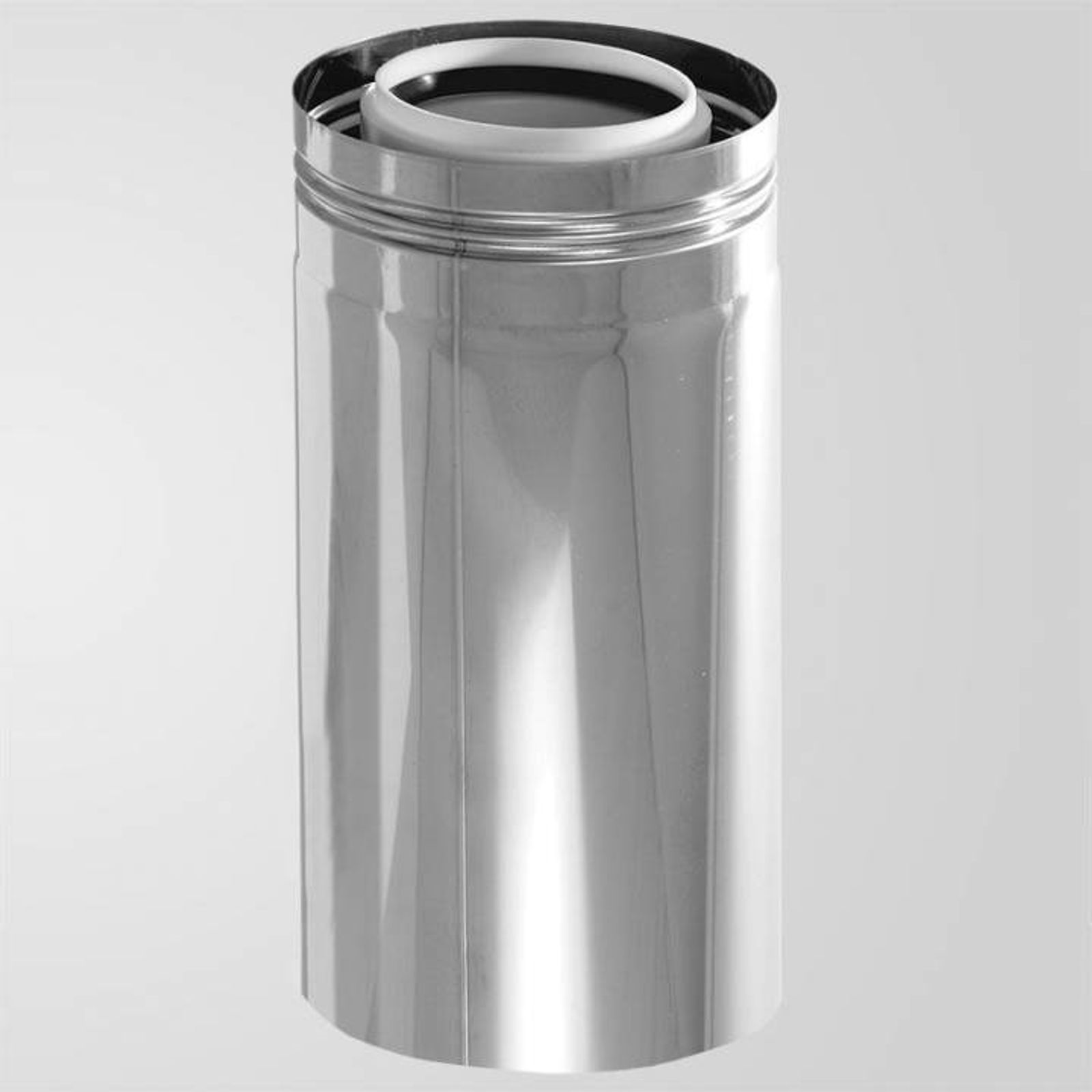 Bertrams LAS Rohrelement außen 250 mm DN 80/125 Edelstahl VA