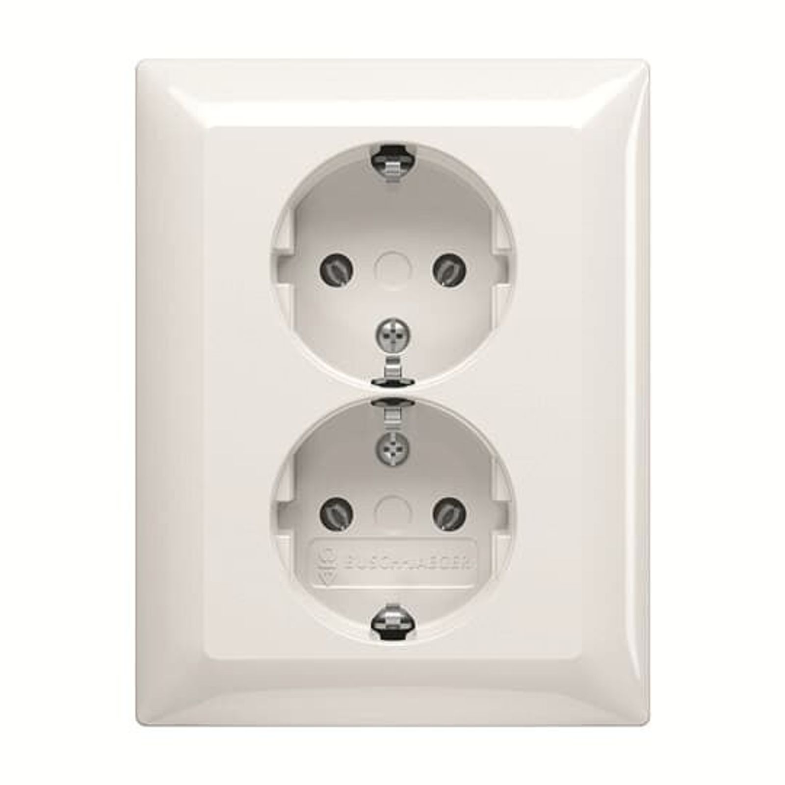 Busch-Jaeger 202 EUJ-914 SCHUKO® Doppelsteckdose volle Abdeckung