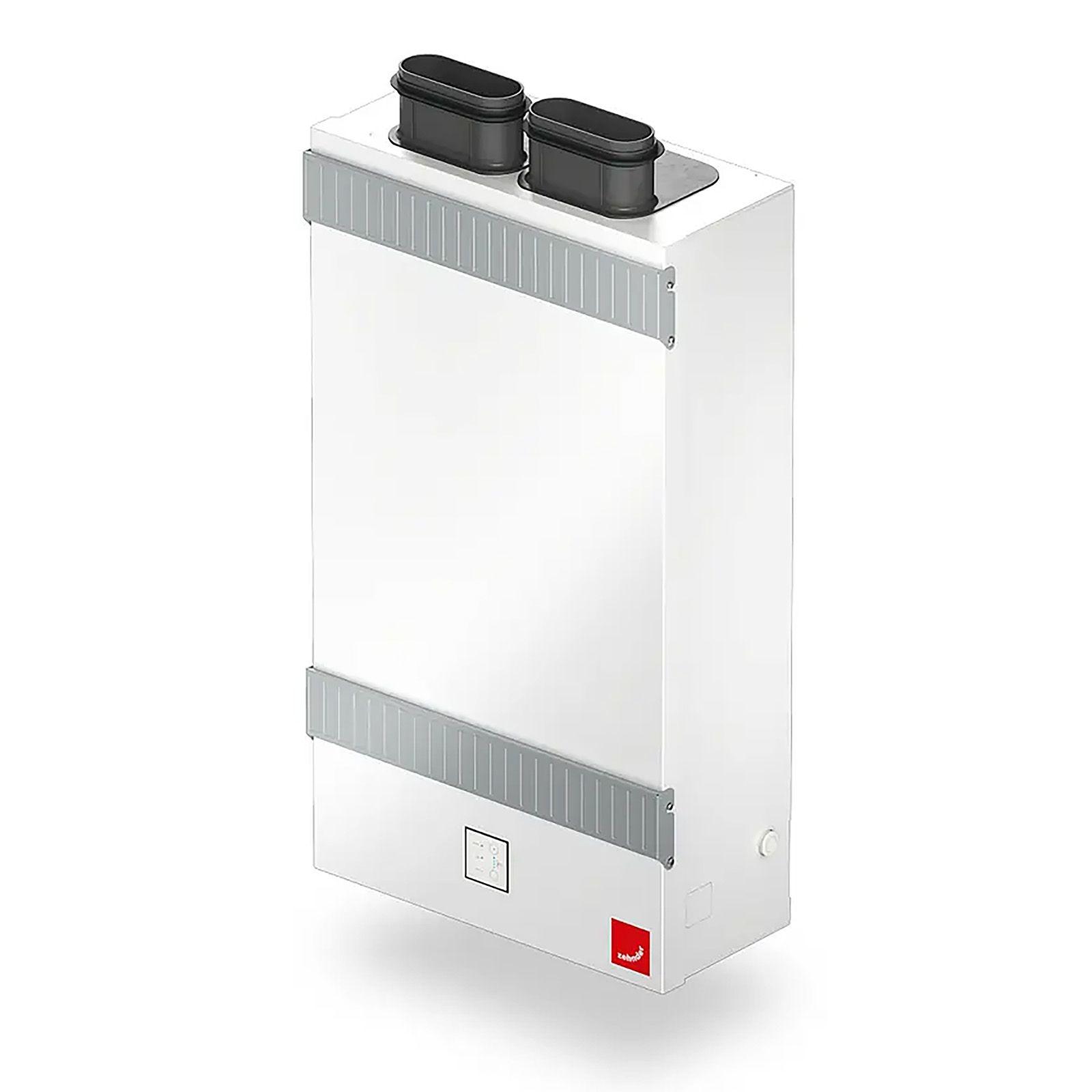 Zehnder Komfort-Lüftungsgerät ComfoAir Fit 100 CR Enthalpie, Zuluftanschluss rechts, Außen- und Fortluftanschlüsse hinten