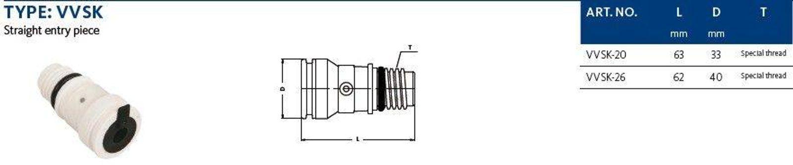 Aluverbund Steckfitting Henco Vision Eingang Verteiler 20 x 2