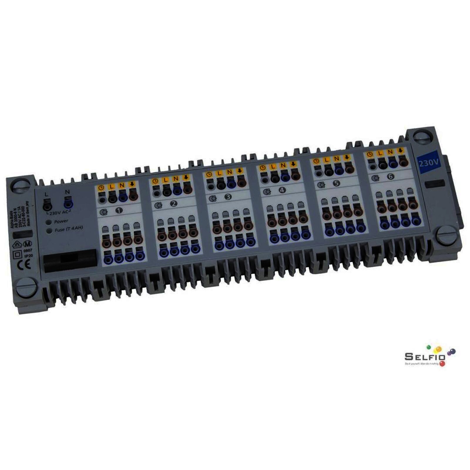 Modulanschlussleiste Alpha-Basis 230 V
