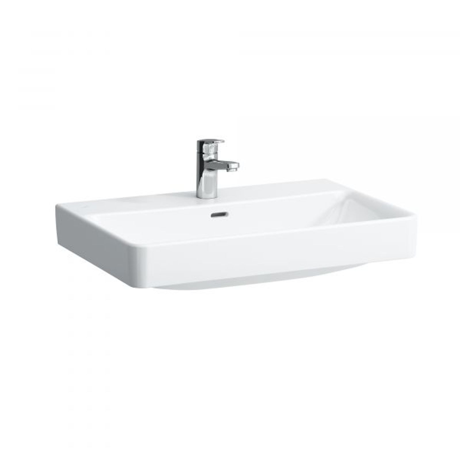 LAUFEN Waschtisch PRO S 8109670001041 70x46 5cm m Ueberlauf u HL weiß