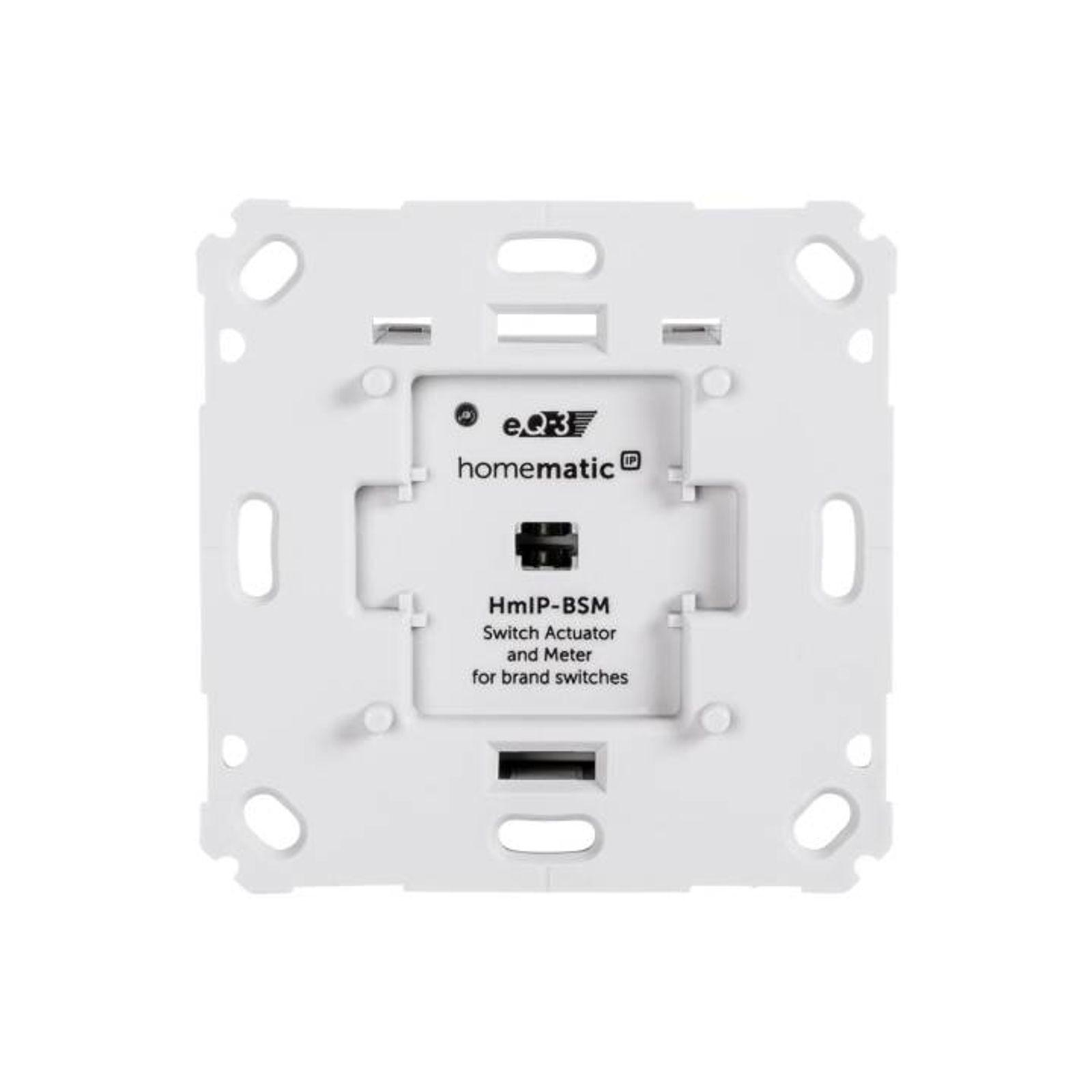 Homematic IP Smart Home Schalt-Mess-Aktor für Markenschalter HmIP-BSM