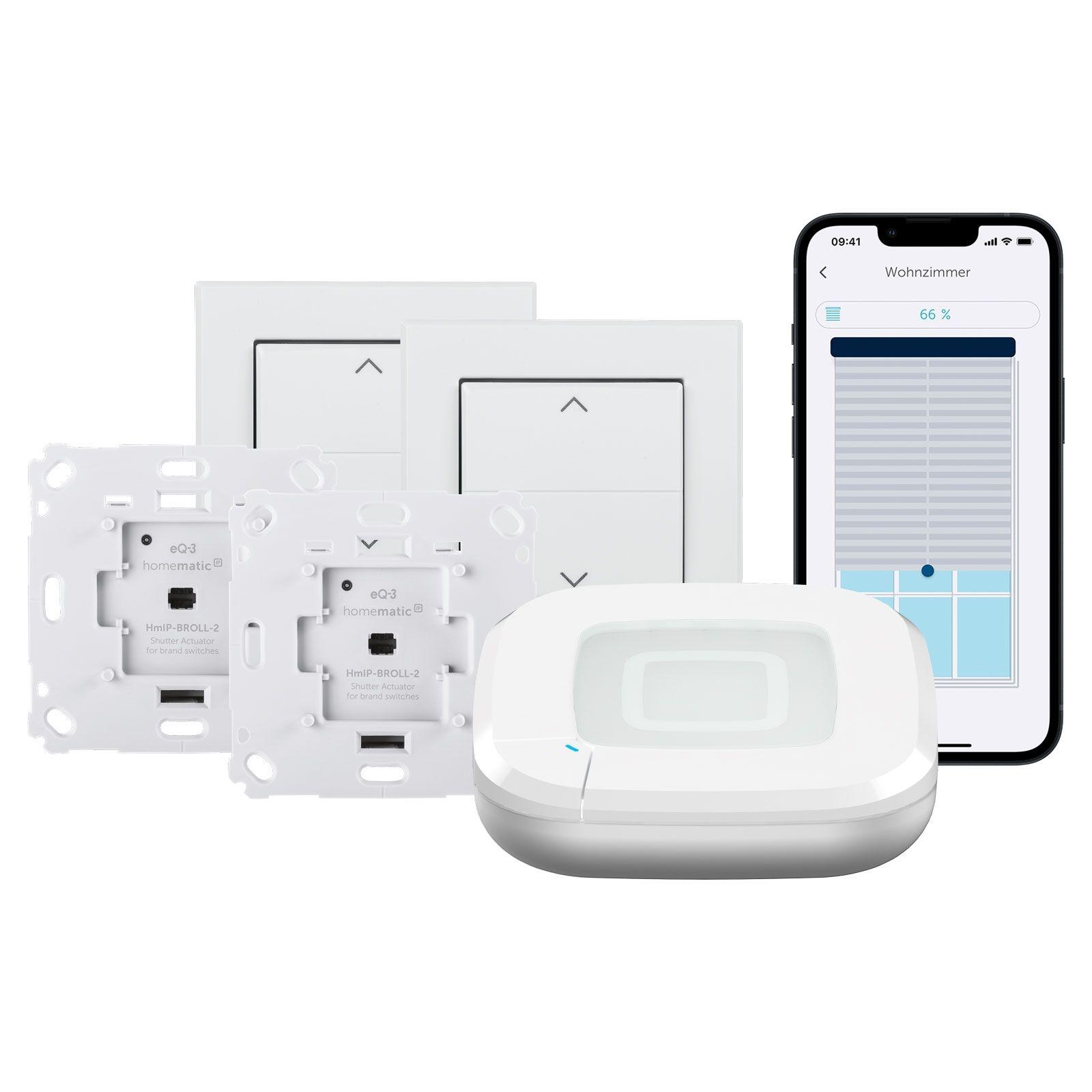 Homematic IP Smart Home Starter Set Rollladensteuerung HmIP-SK29