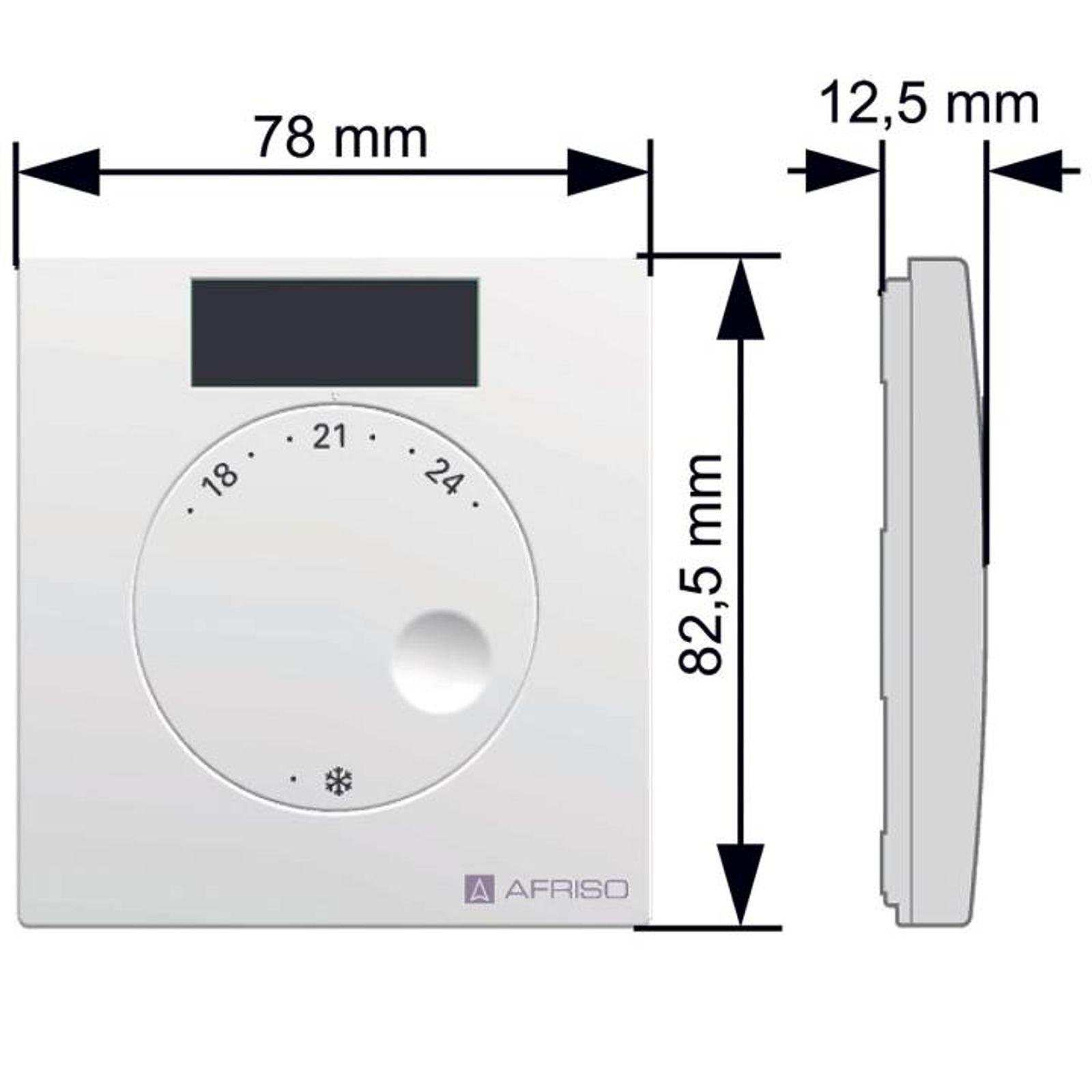 Afriso Smart Home Raumfühler mit Feuchtemesser FTF