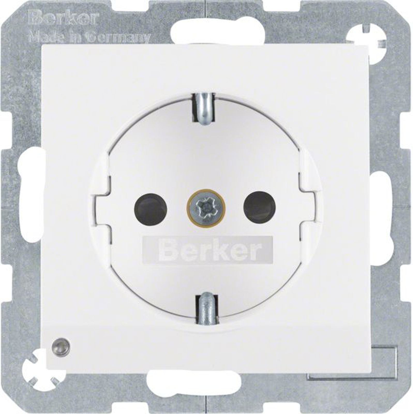 Berker 41091909 Steckdose SCHUKO mit LED-Orientierungslicht S.1/B.3/B.7 polarweiß, matt