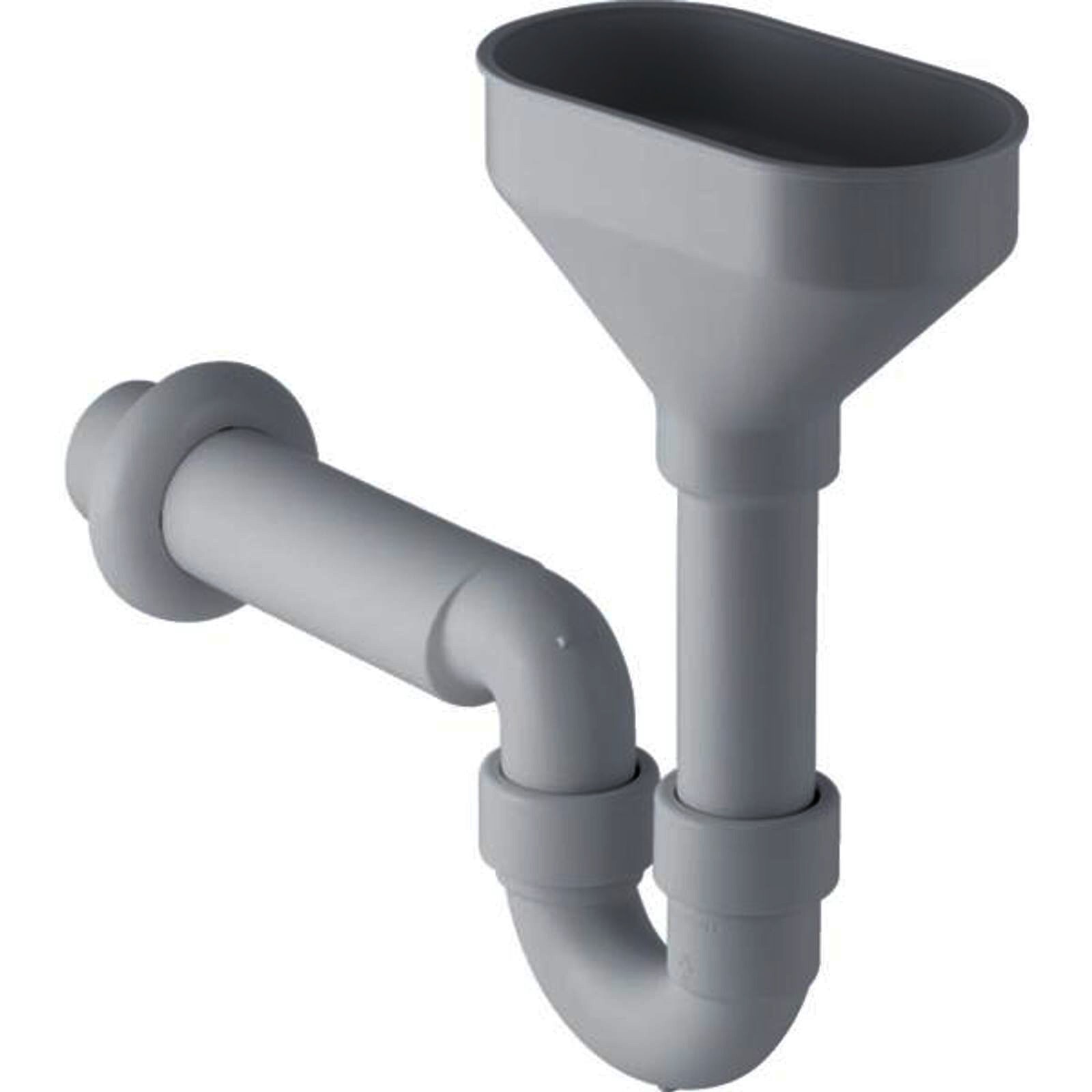 Rohrbogengeruchsverschluss für Geräte mit Trichter oval d50