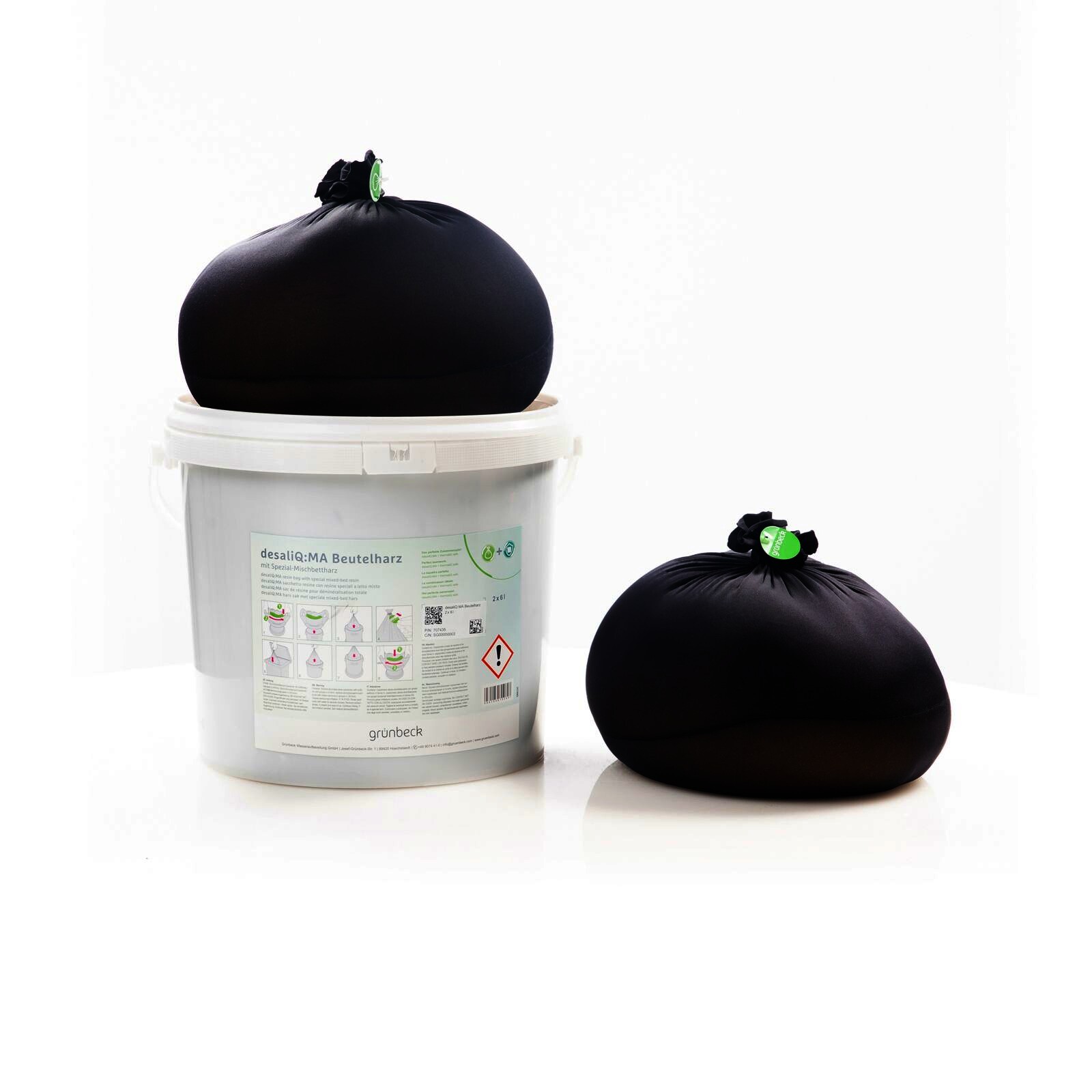 Grünbeck Beutelharz desaliQ:MA 2 x 6 Liter für Entsalzung