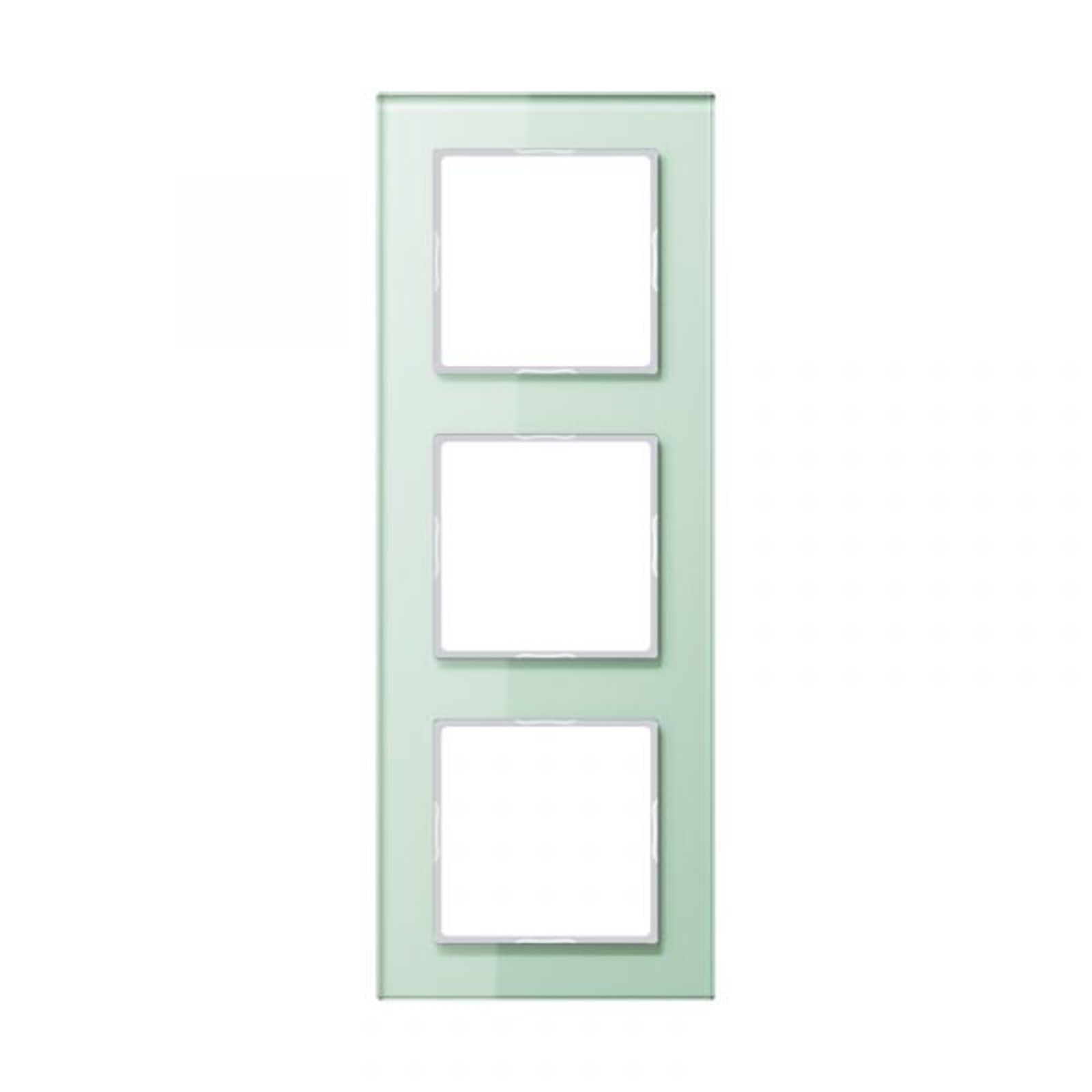 Jung Einbaurahmen 3-fach weiß mit Glas für GEB-K A / A CREATION AC 583 GL WMT