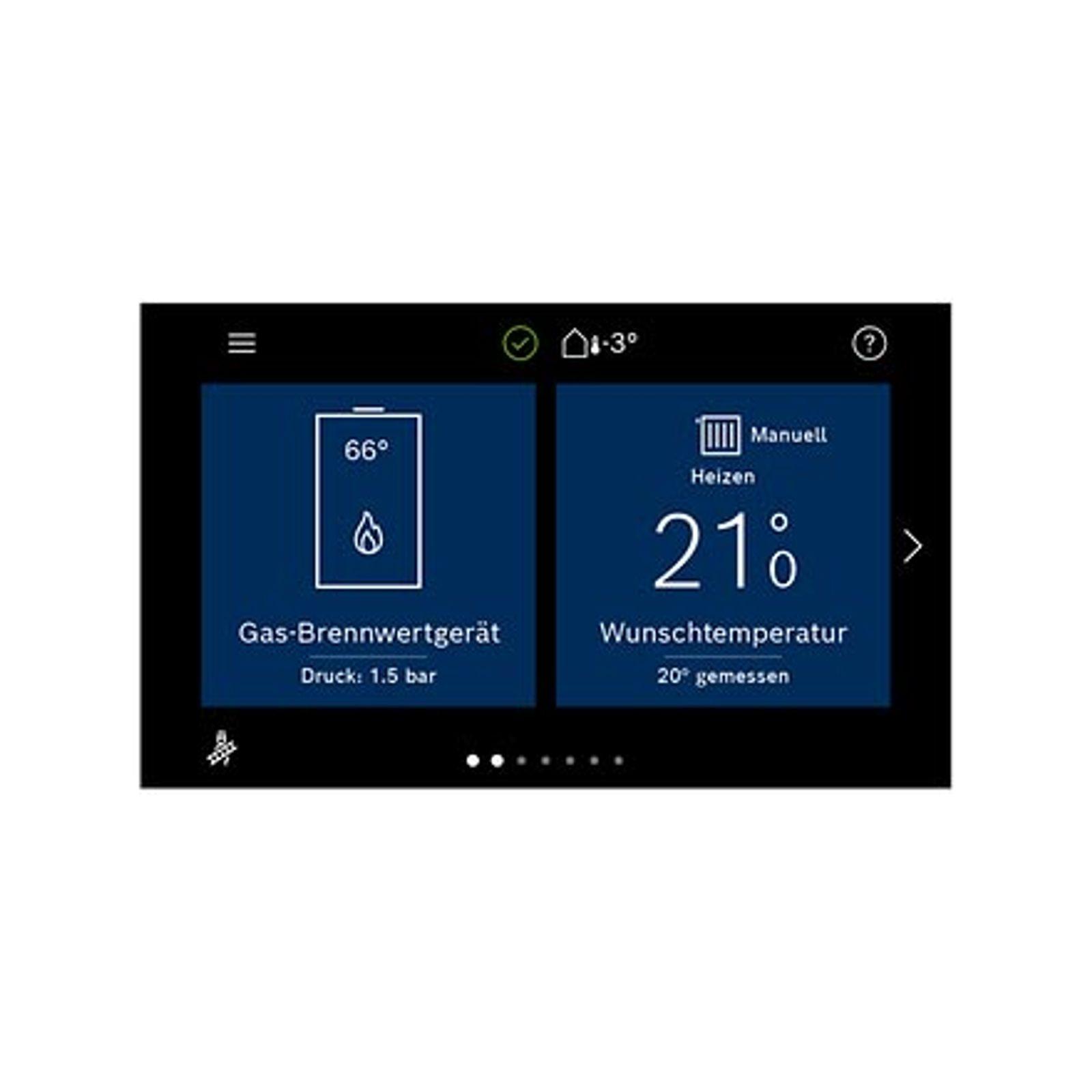 Buderus Gas-Brennwert Paket Kombigerät Logamax plus GB182i.2-25 H 25 kW in schwarz inkl. 200 l Speicher EBS-PU200