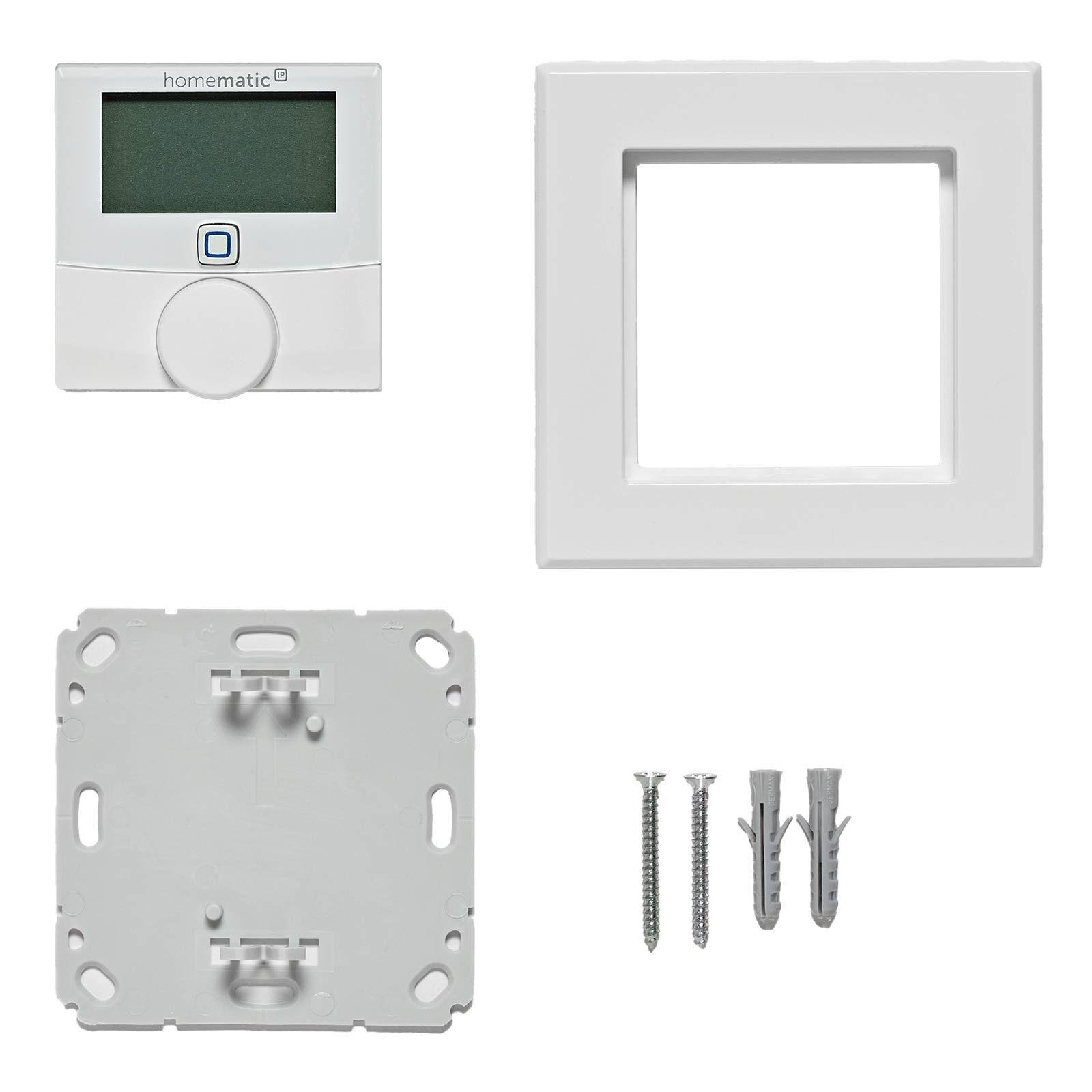 Homematic IP Smart Home Wandthermostat HmIP-WTH-1 mit Luftfeuchtigkeitssensor