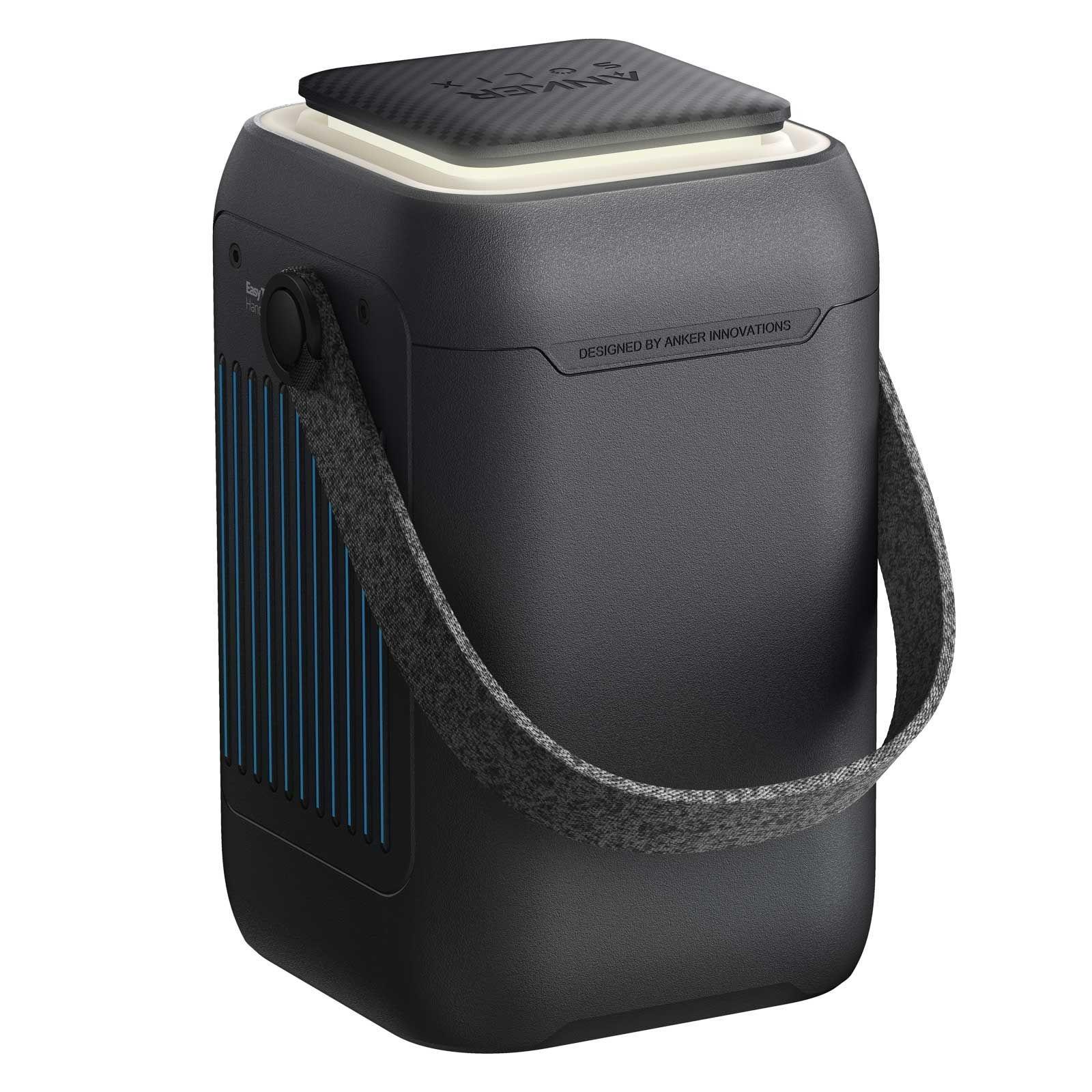 Anker SOLIX C300X DC + PS100X Set – Tragbare Powerstation mit 100W Solarpanel