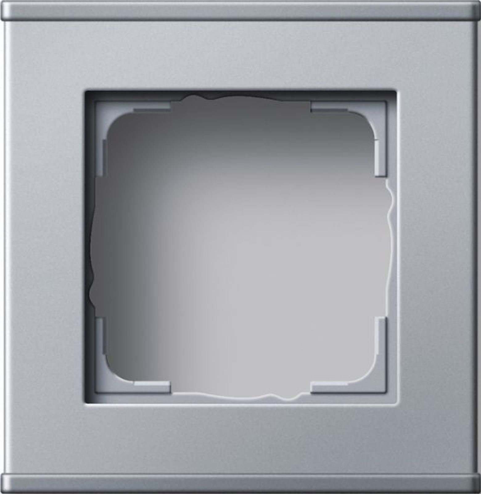Gira Gehäuse AP 1-fach Metall alu AP-Geh Profil 55 136126 IP21