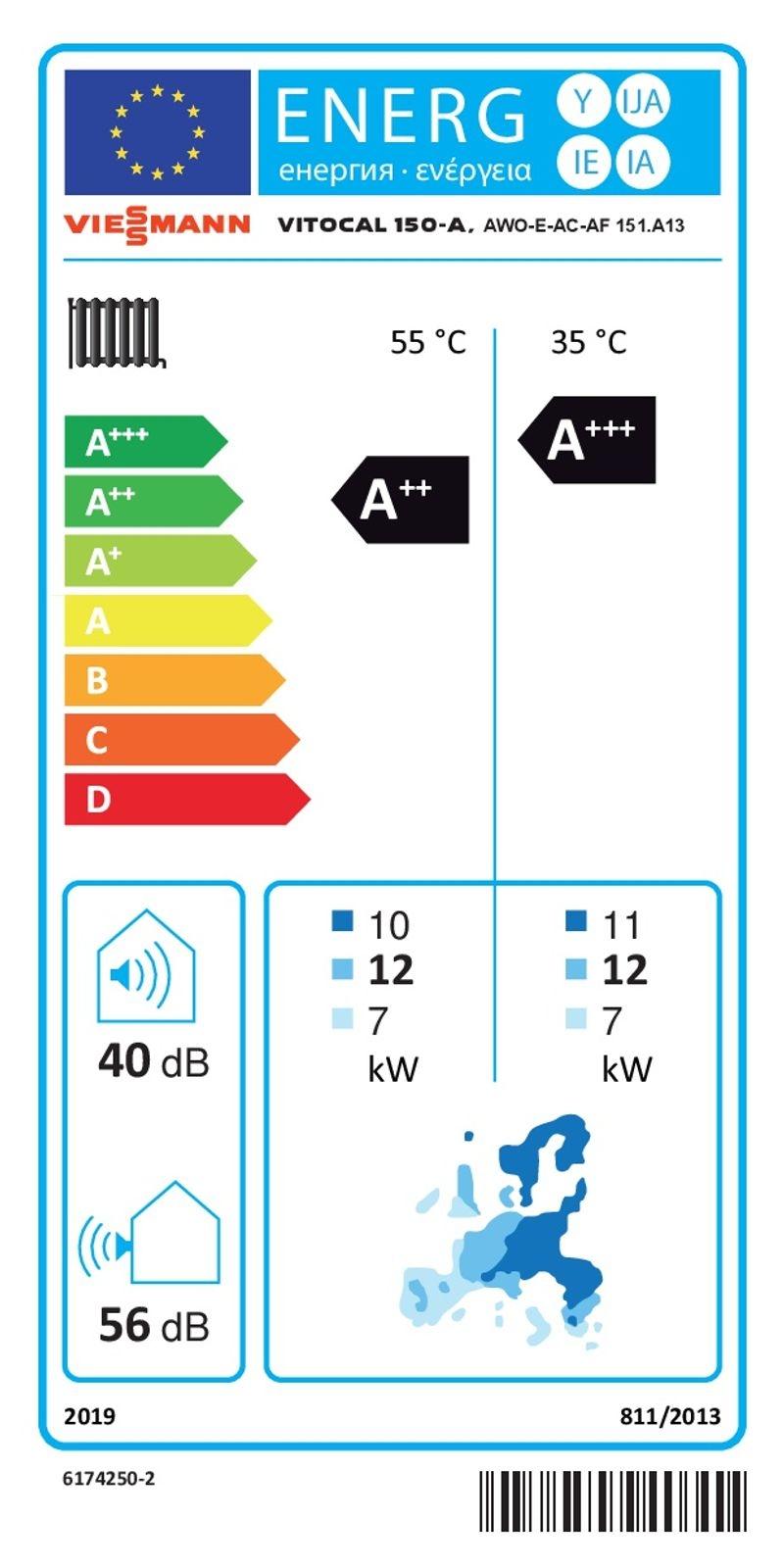 Viessmann Vitocal 150-A Luft/Wasser-Wärmepumpe 11,1 kW AWO-E-AC-AF 151.A13 400V Monoblock