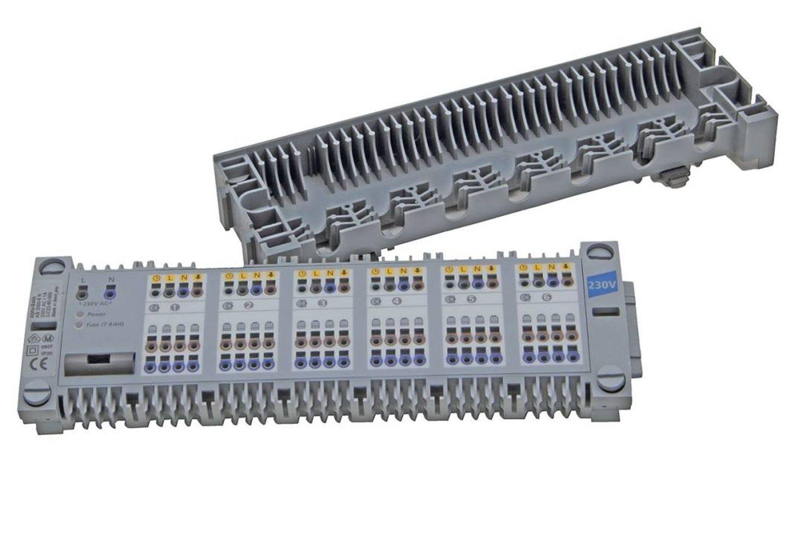 Modulanschlussleiste Alpha-Basis 230 V