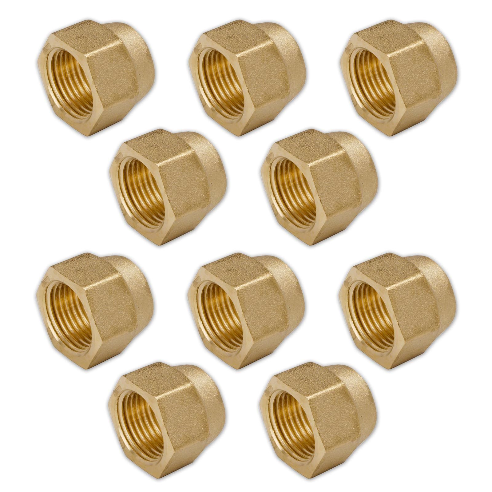Bördel-Überwurfmutter 3/4" (10 Stück)